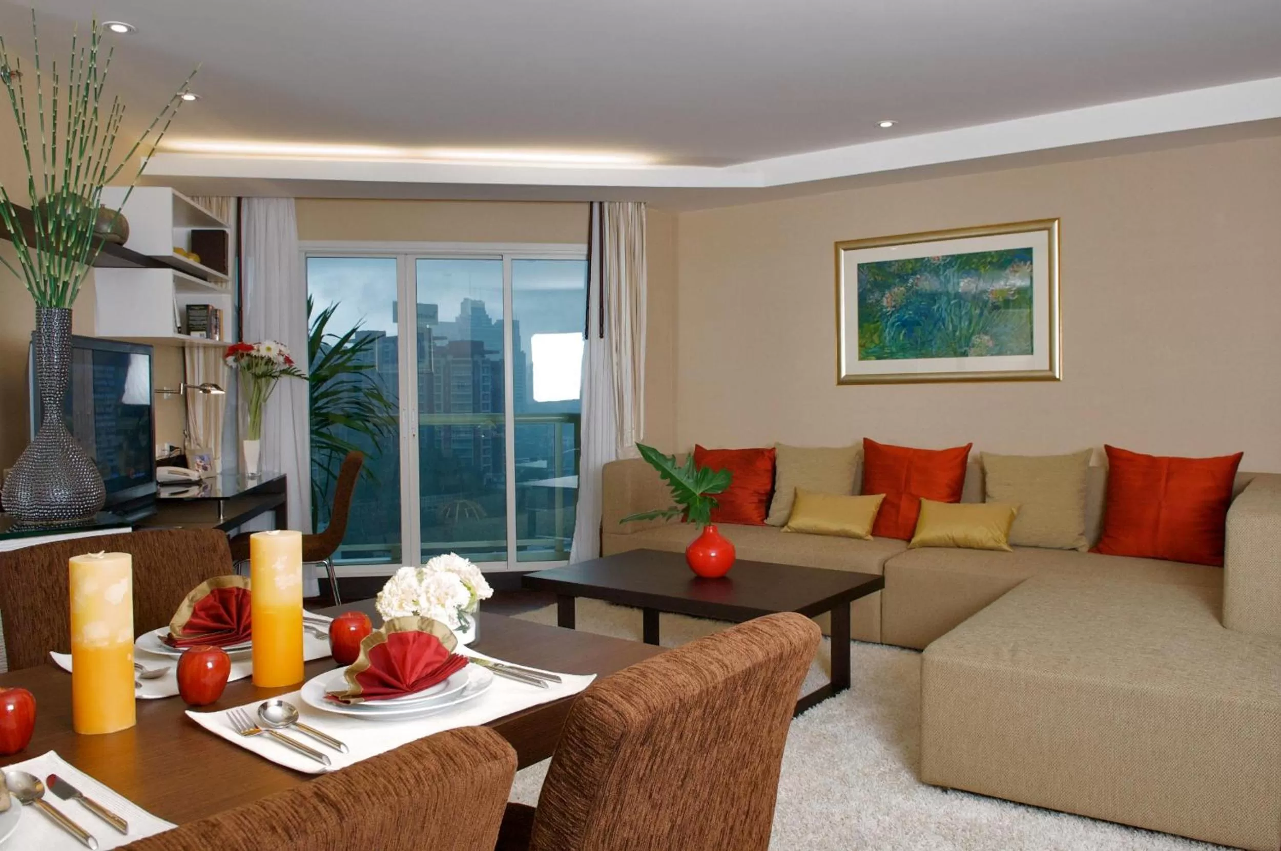 Living room in The Narathiwas Hotel & Residence Sathorn Bangkok