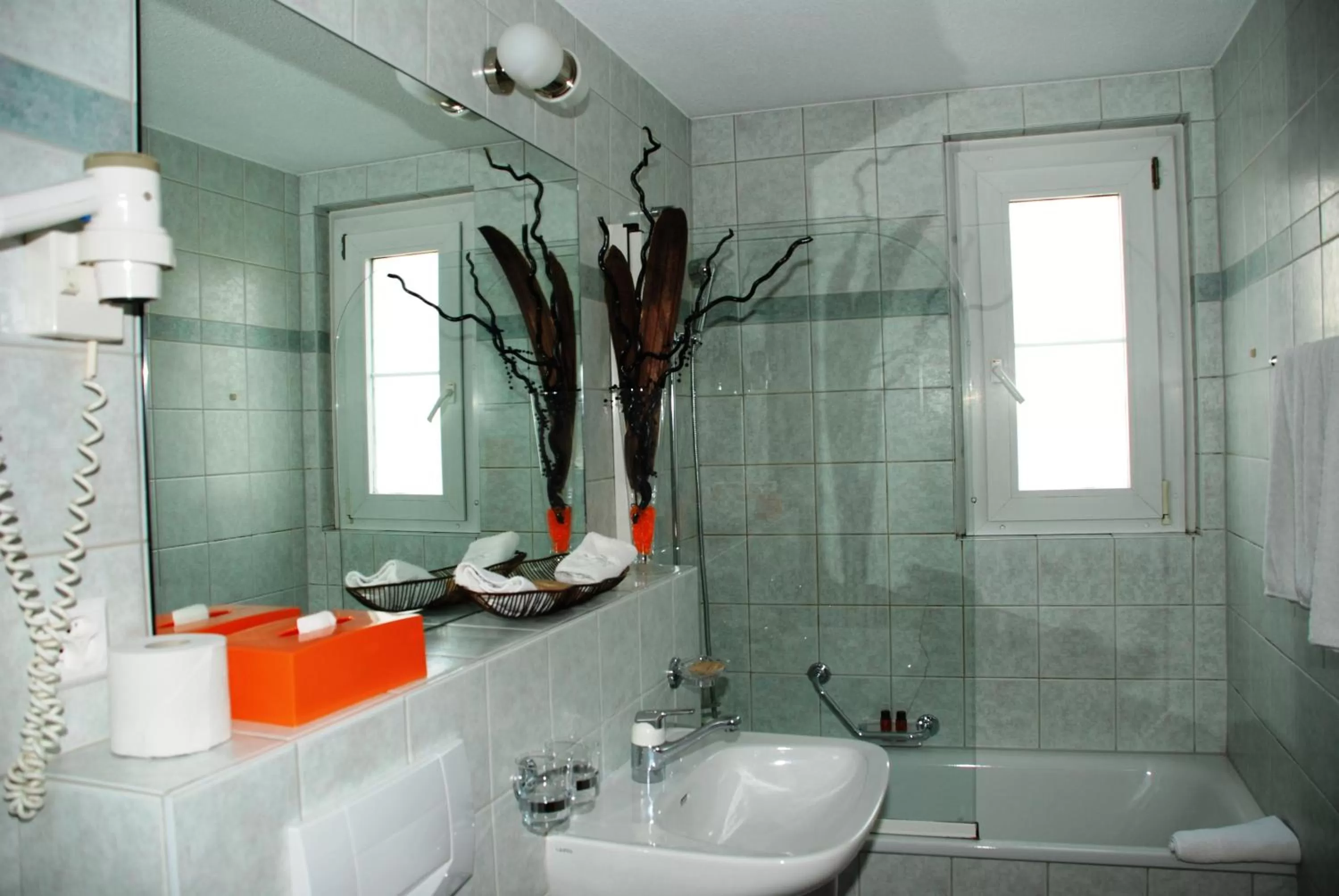 Bathroom in Hostellerie de Genève