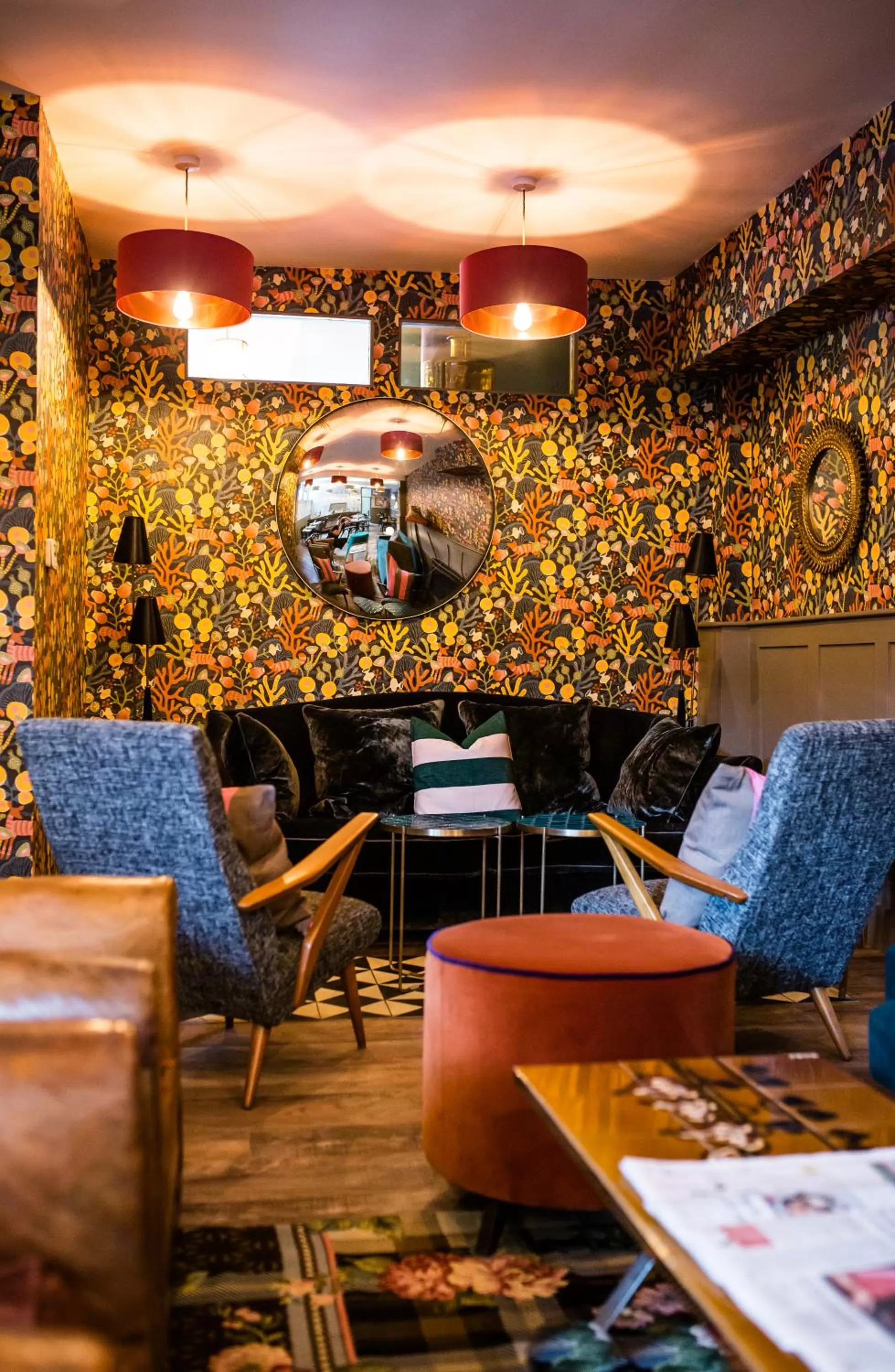 Living room in Moore House