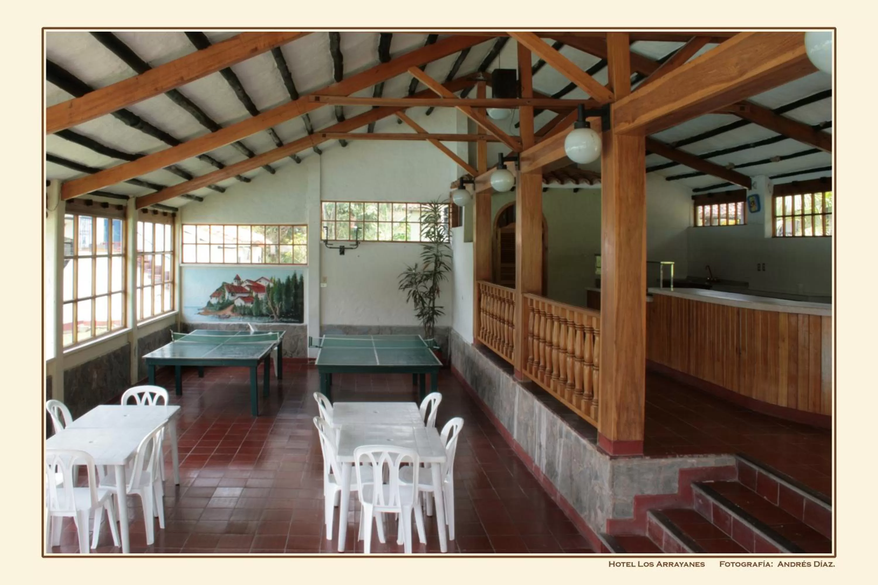 Table tennis in Hotel Campestre Los Arrayanes