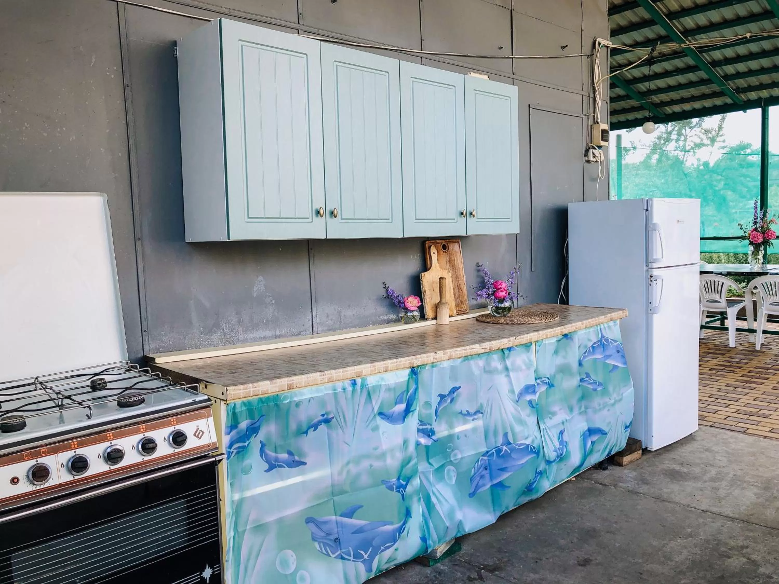 Kitchen or kitchenette, Kitchen/Kitchenette in Zolotoy Bereg Hotel