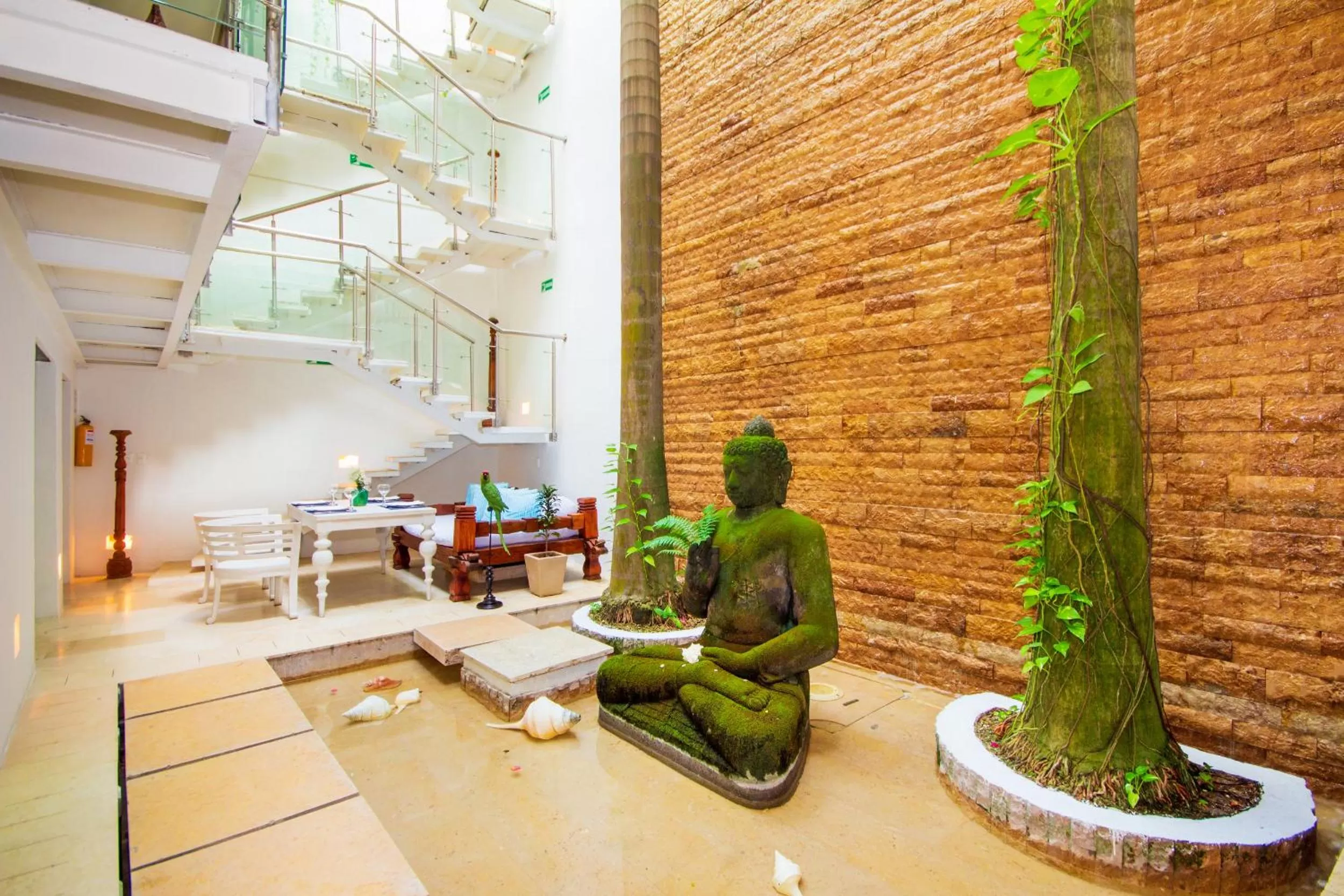 Patio in Hotel Aguamarina Boutique