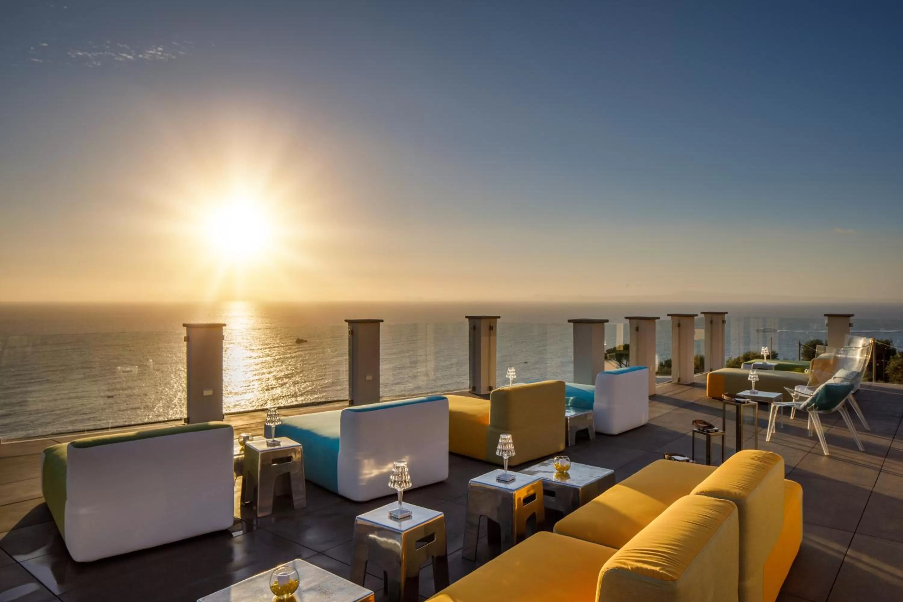 Lounge or bar in Villa Fiorella Art Hotel