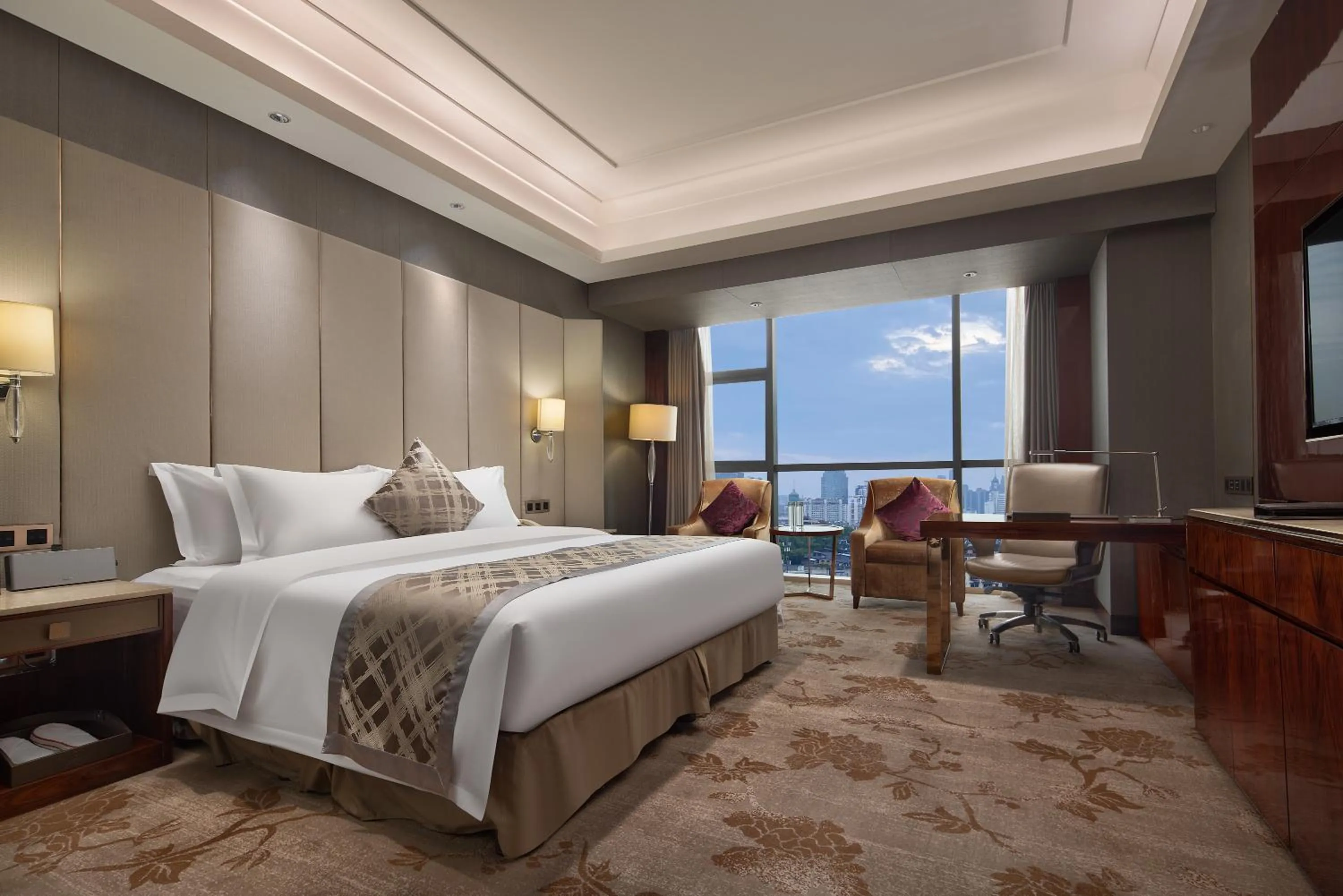 Bedroom in WorldHotel Grand Jiaxing Hunan