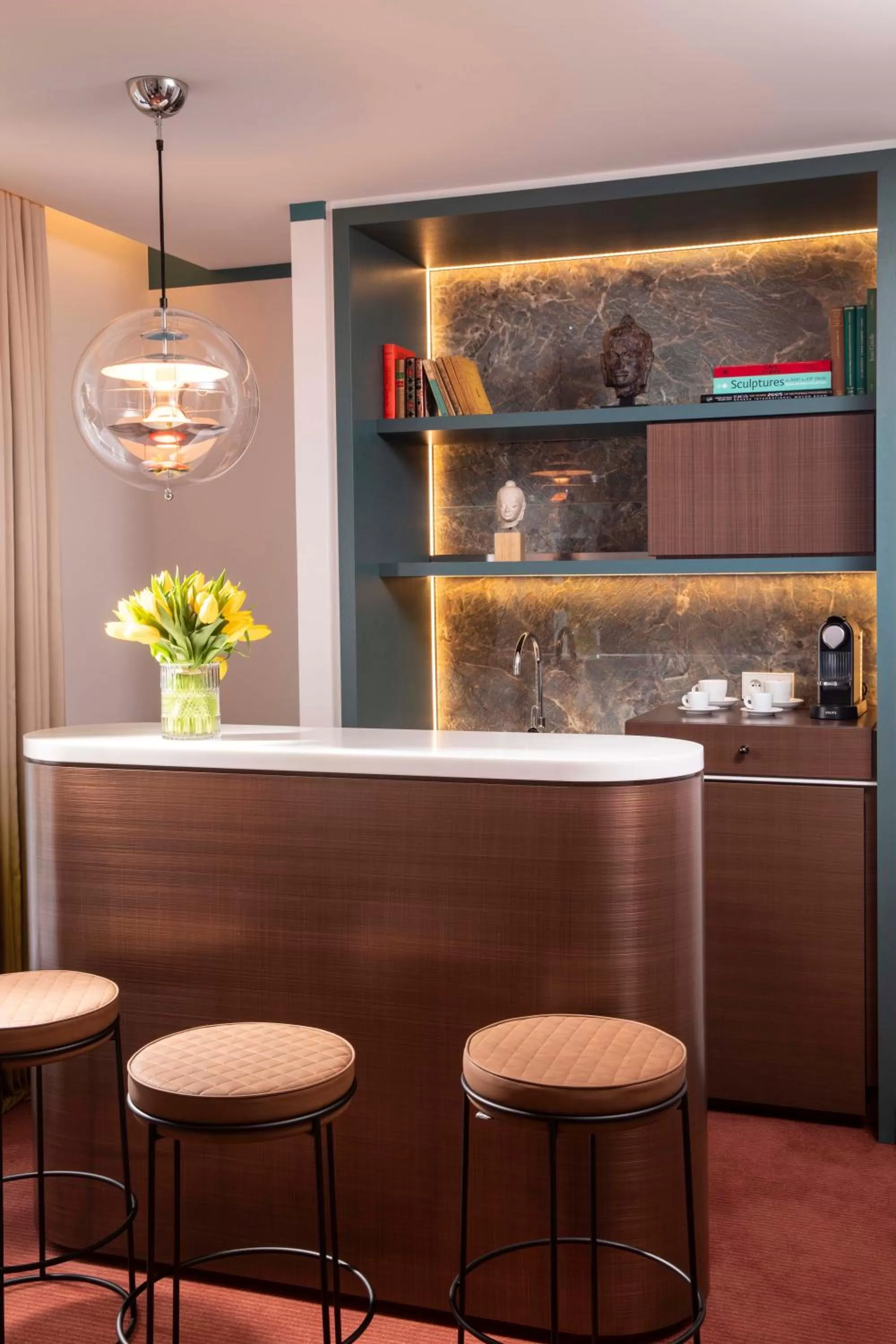 Kitchen or kitchenette in Hôtel Bel Ami