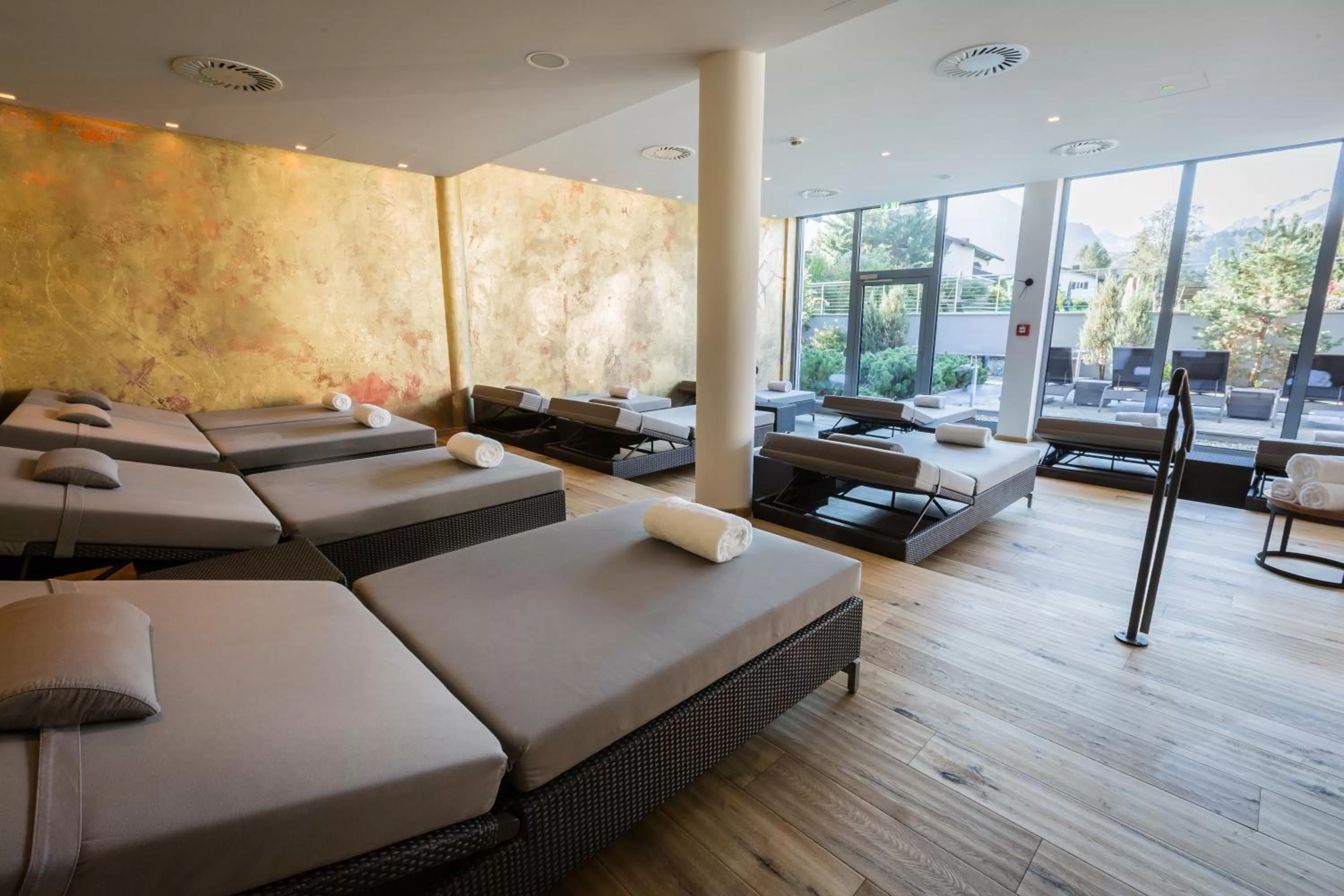 Sauna, Bed in Hotel Exquisit