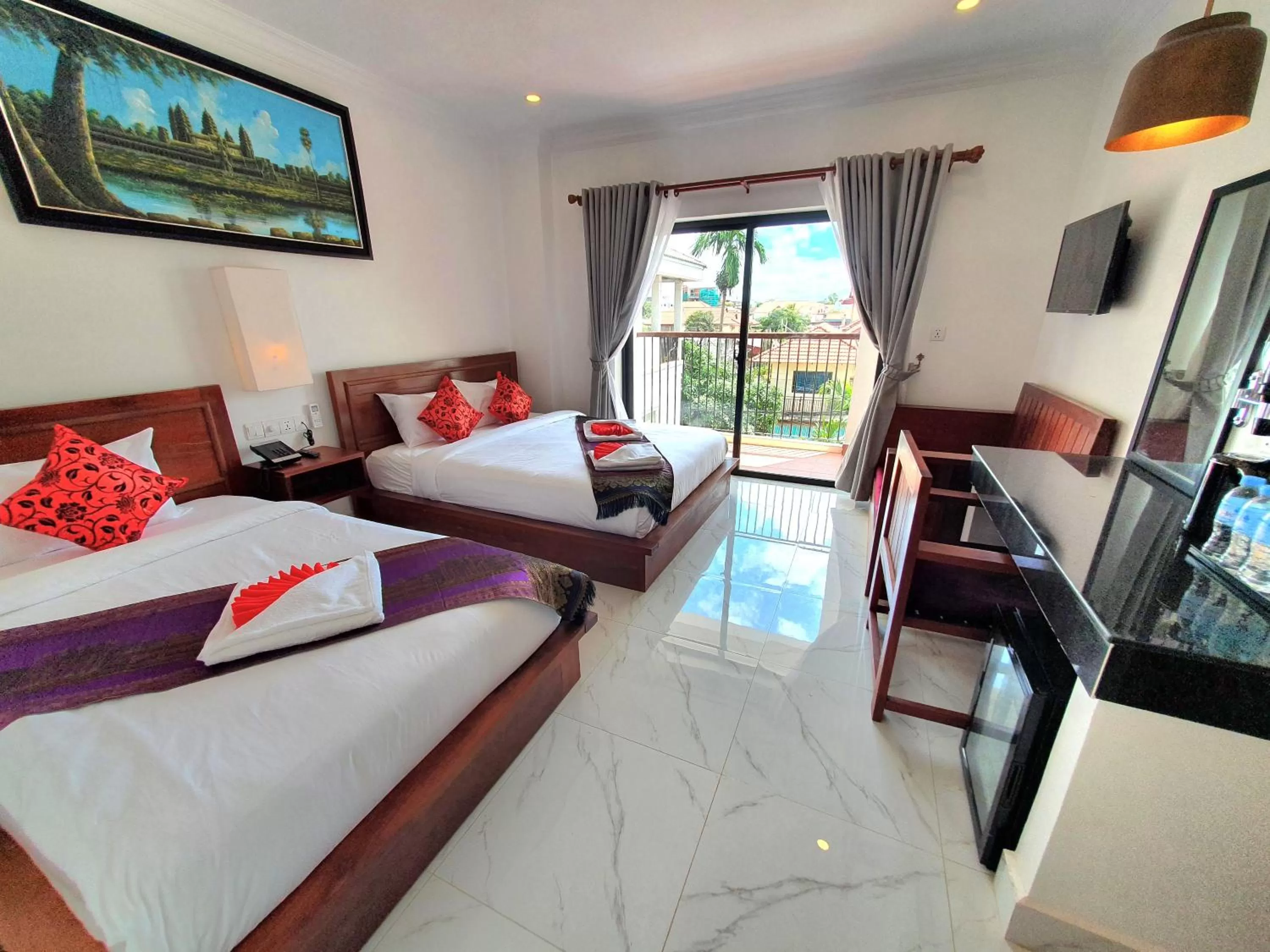 Photo of the whole room in Long Night Siem Reap Hotel