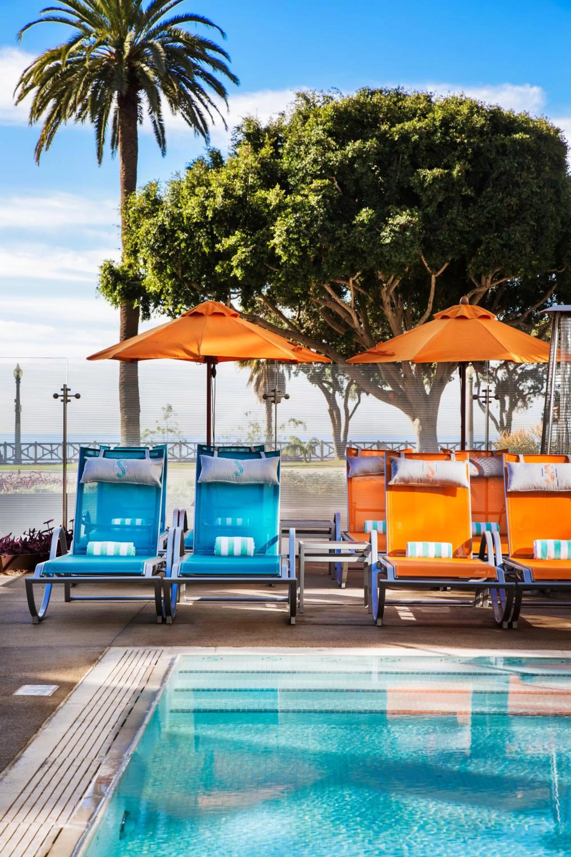 Pool view in Shore Hotel