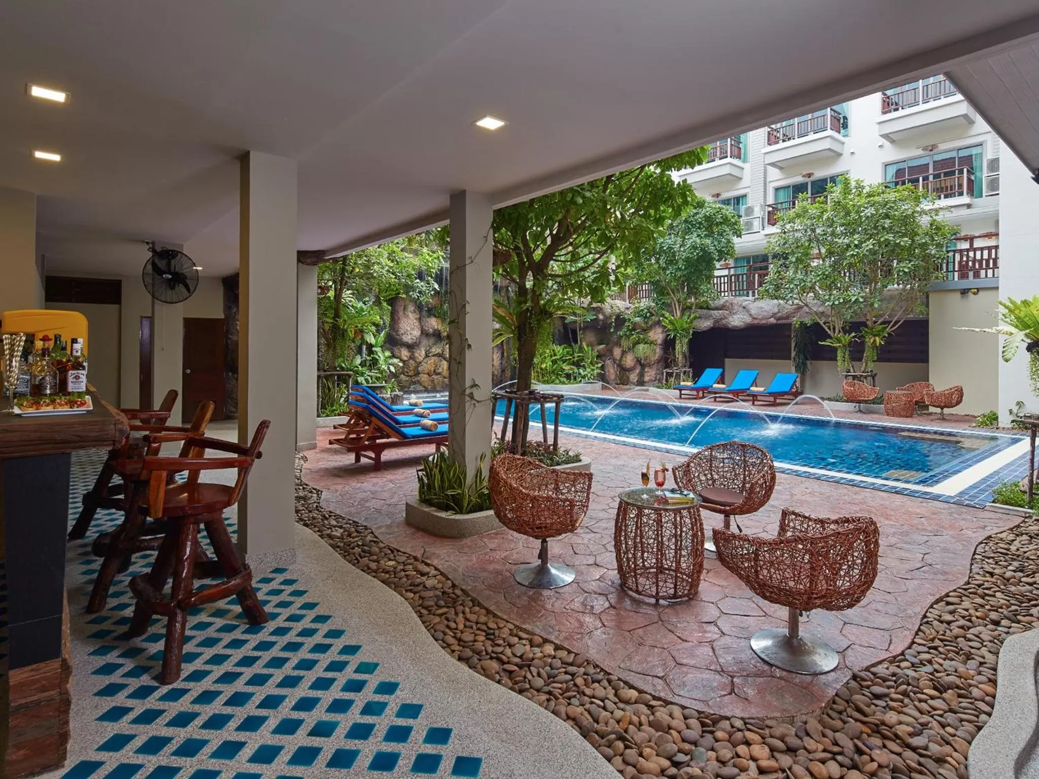 Lounge or bar in The Agate Pattaya Boutique Resort