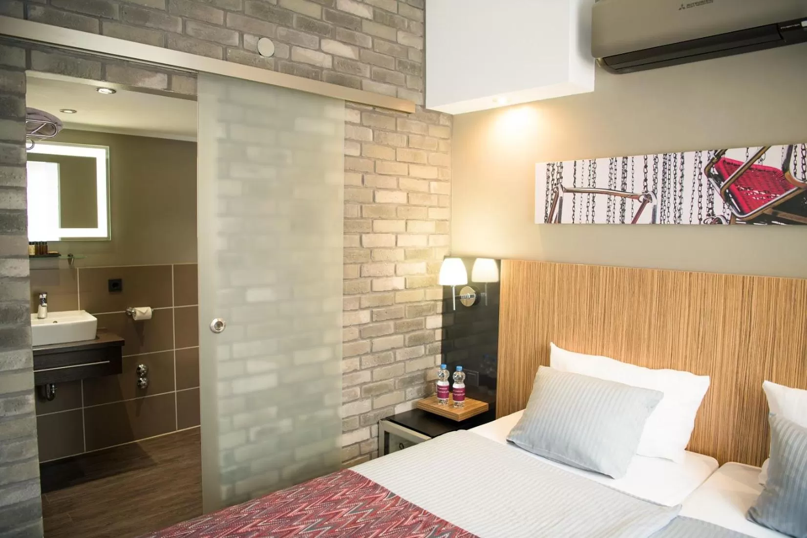 Bed in Hotel Munich City