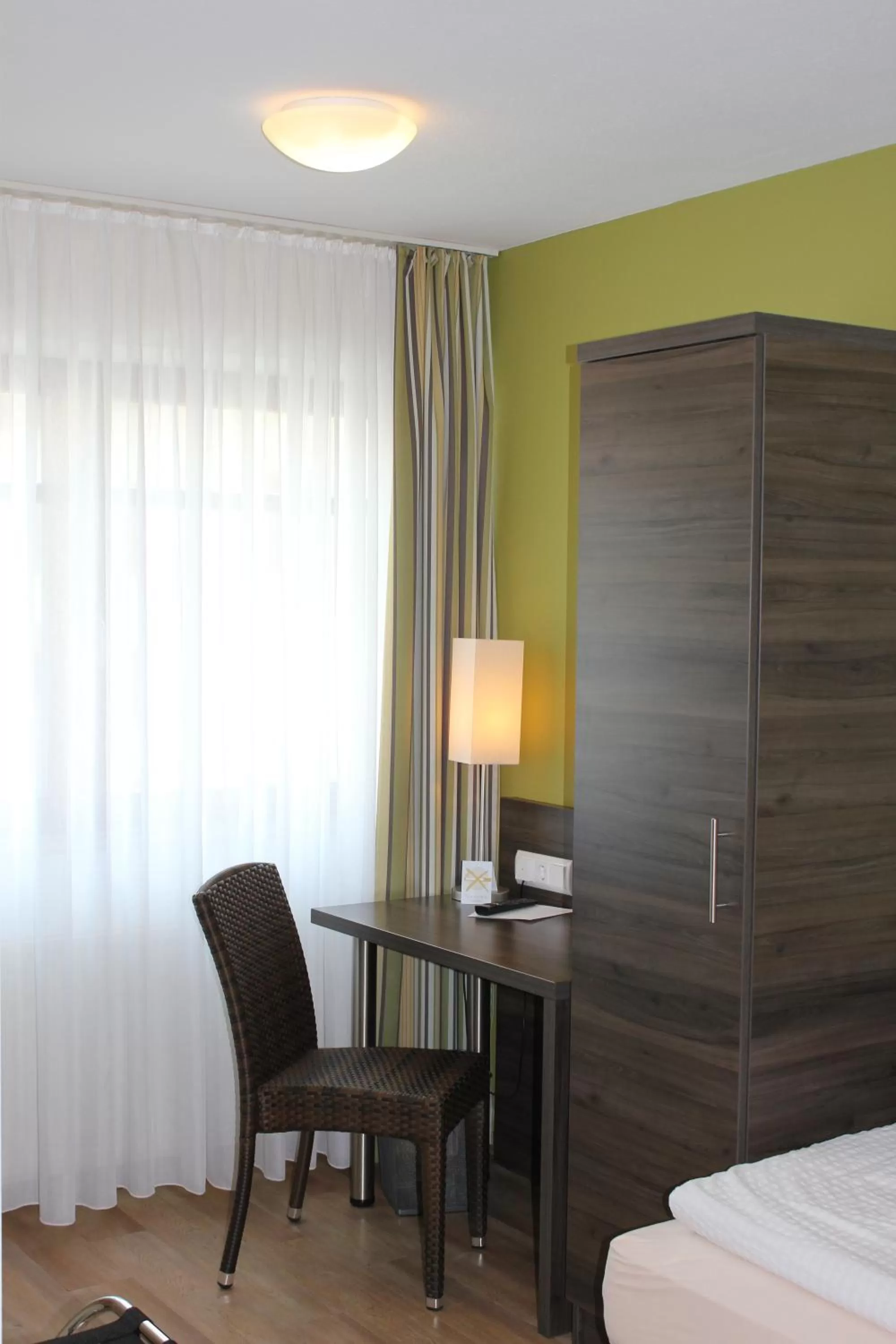 Decorative detail, Bed in Gasthof Weißes Roß