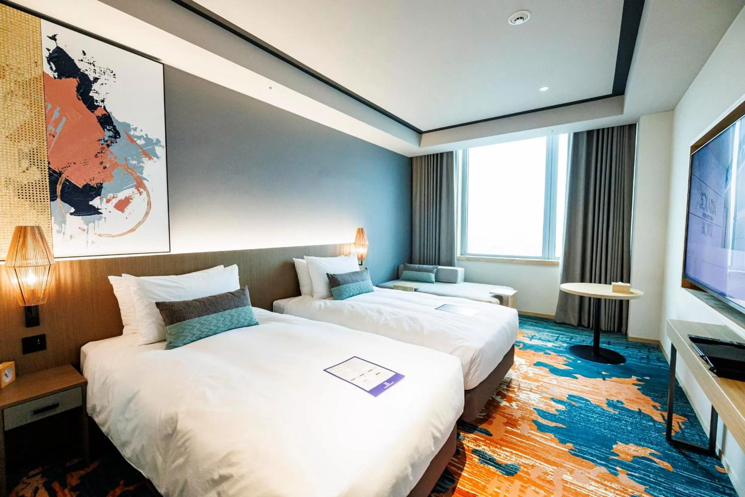 Photo of the whole room, Bed in Solaria Nishitetsu Hotel Taipei Ximen