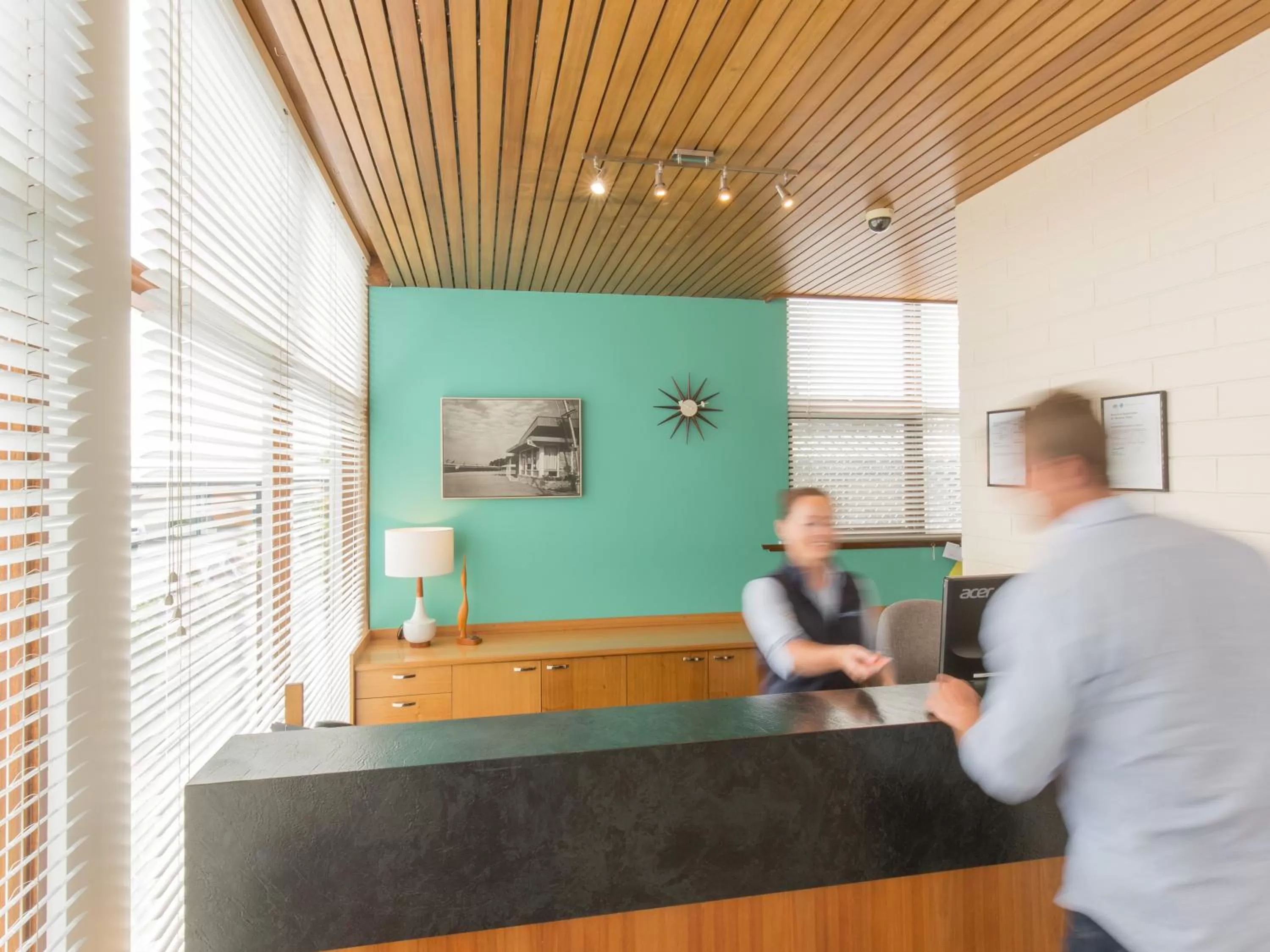 Staff in Riverfront Motel & Restaurant