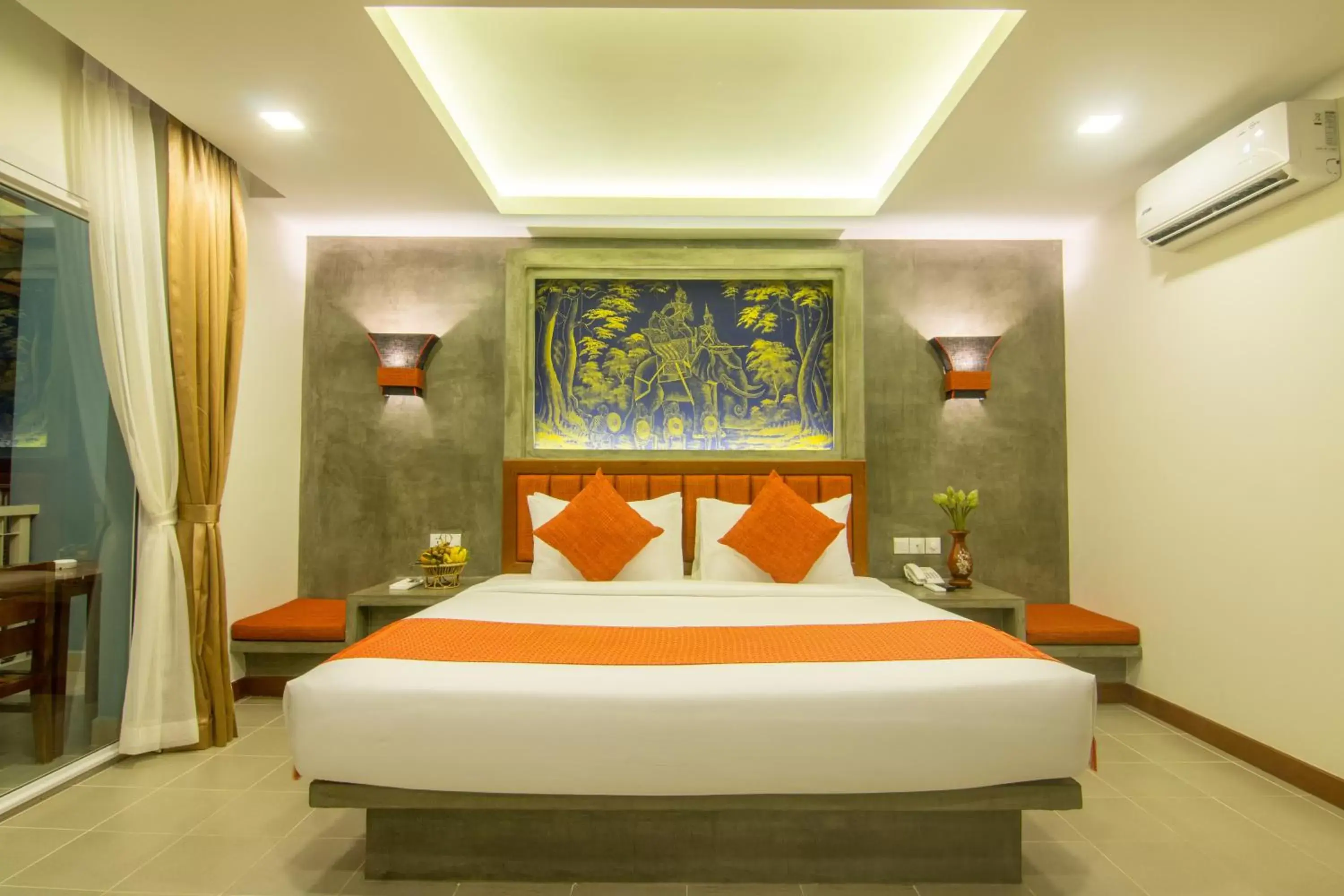 Deluxe King Room in Chhay Long Angkor Boutique Hotel Siem Reap Deluxe King Room in Chhay Long Angkor Boutique Hotel Siem Reap