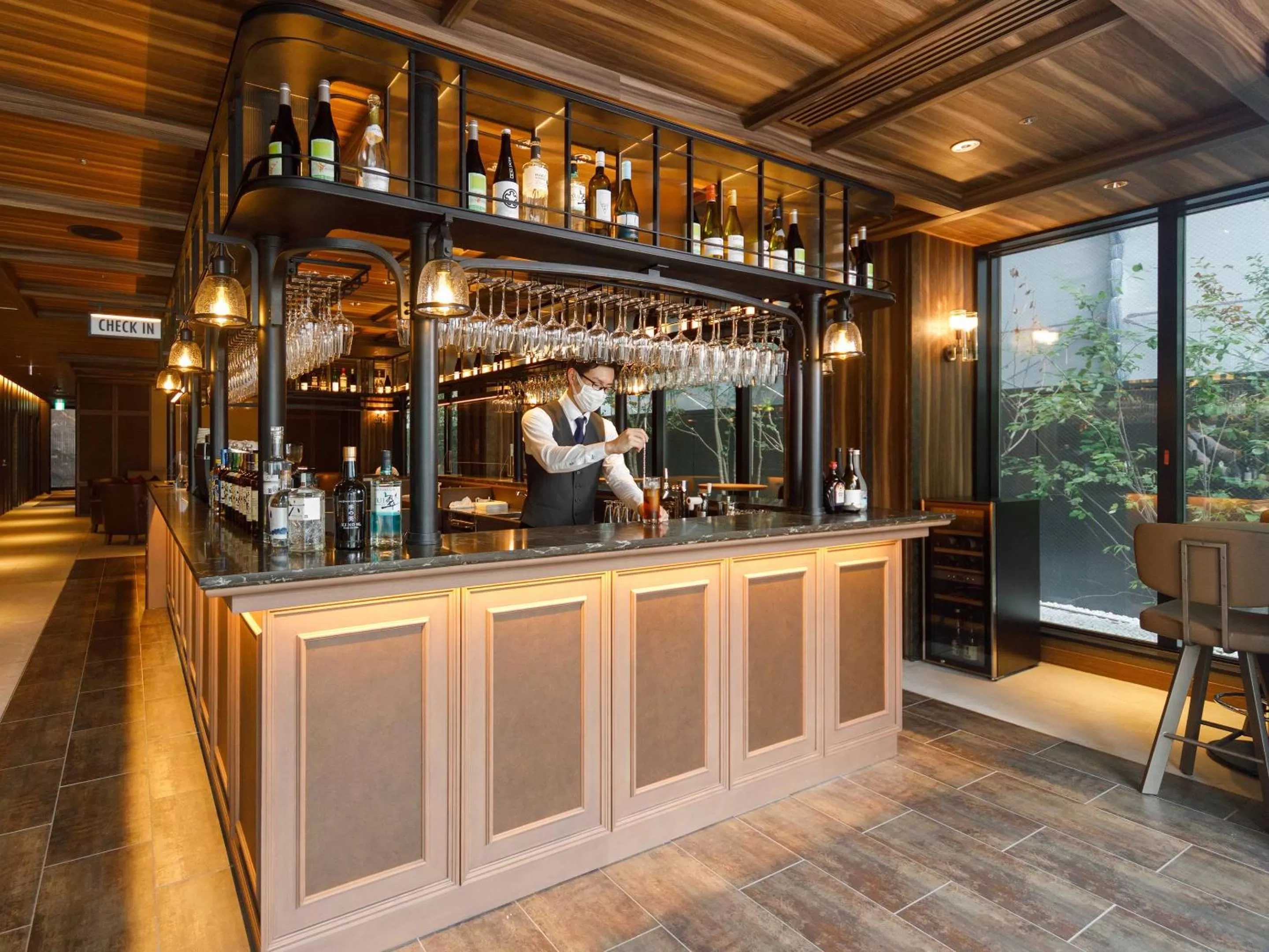 Lounge or bar in Susukino Granbell Hotel