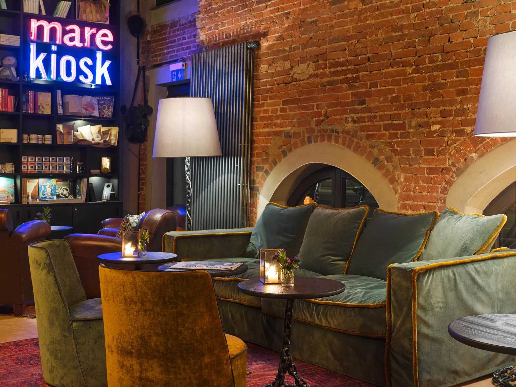 Lobby or reception in 25hours Hotel Altes Hafenamt