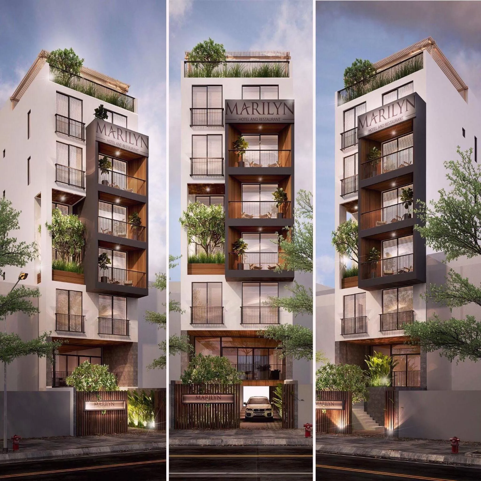 Property building in Marilyn Boutique Hotel Nha Trang