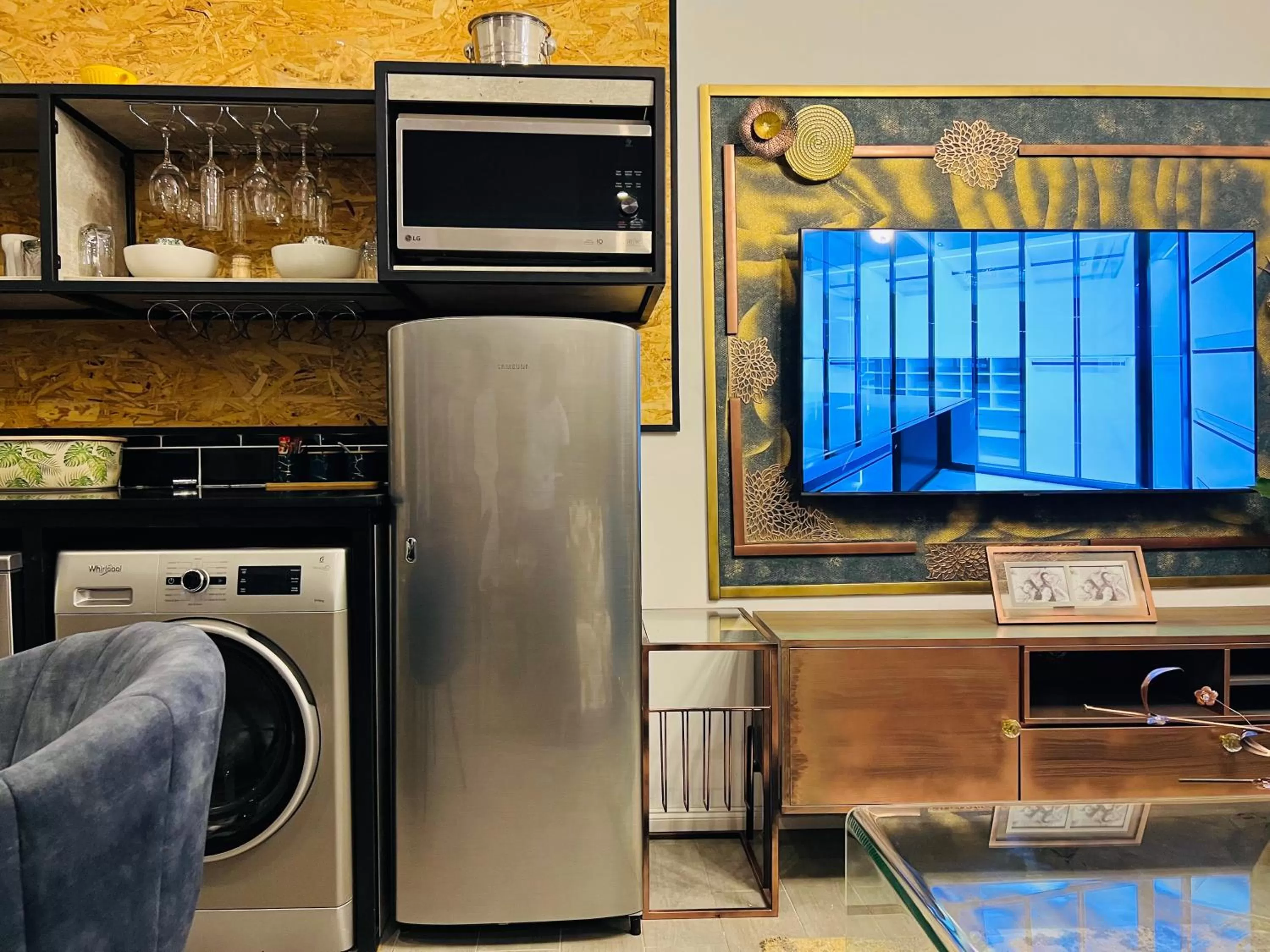 TV/Entertainment Center in 24 On Basil Inventive suites