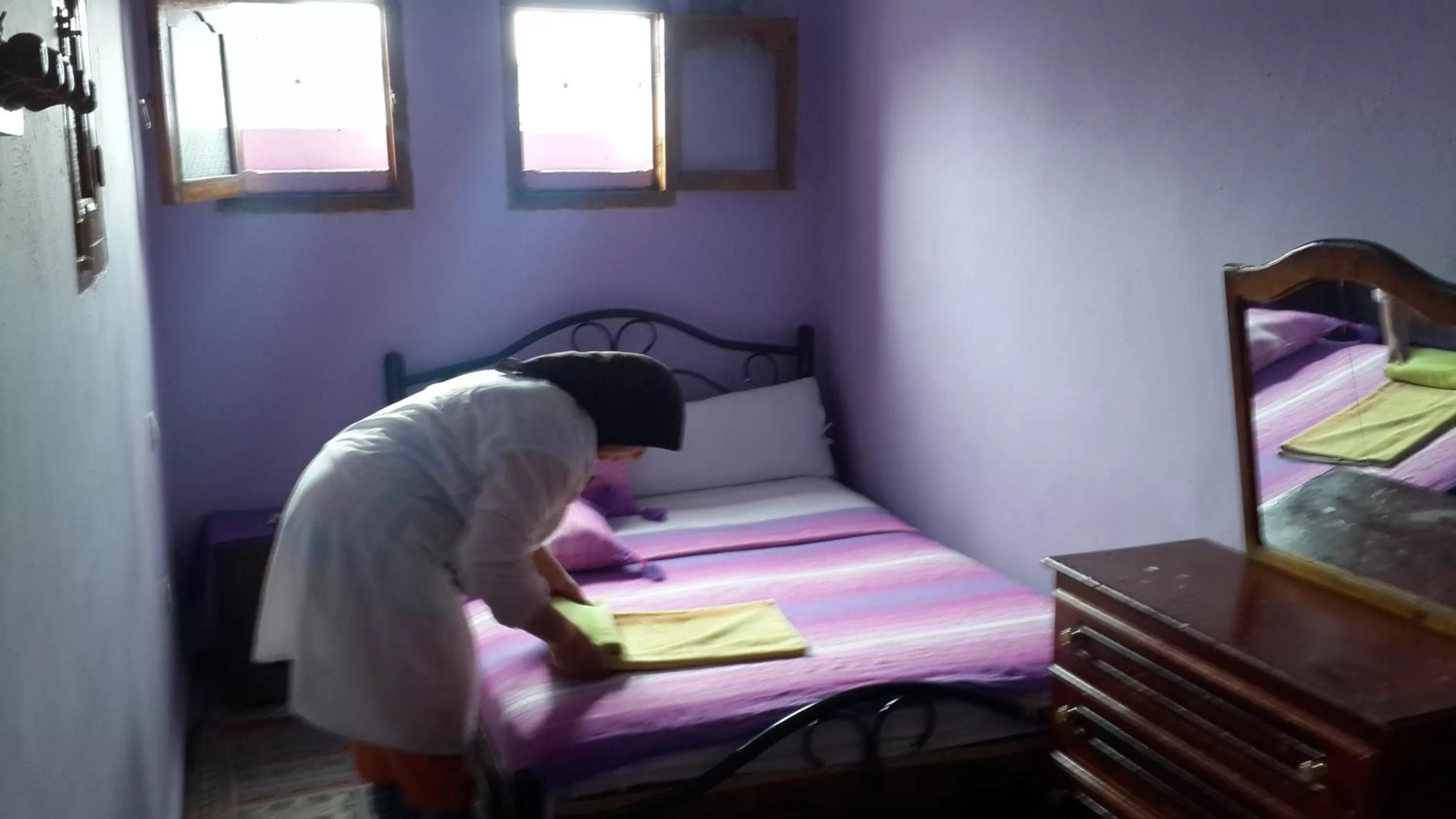 Bedroom, Bed in Hotel Souika