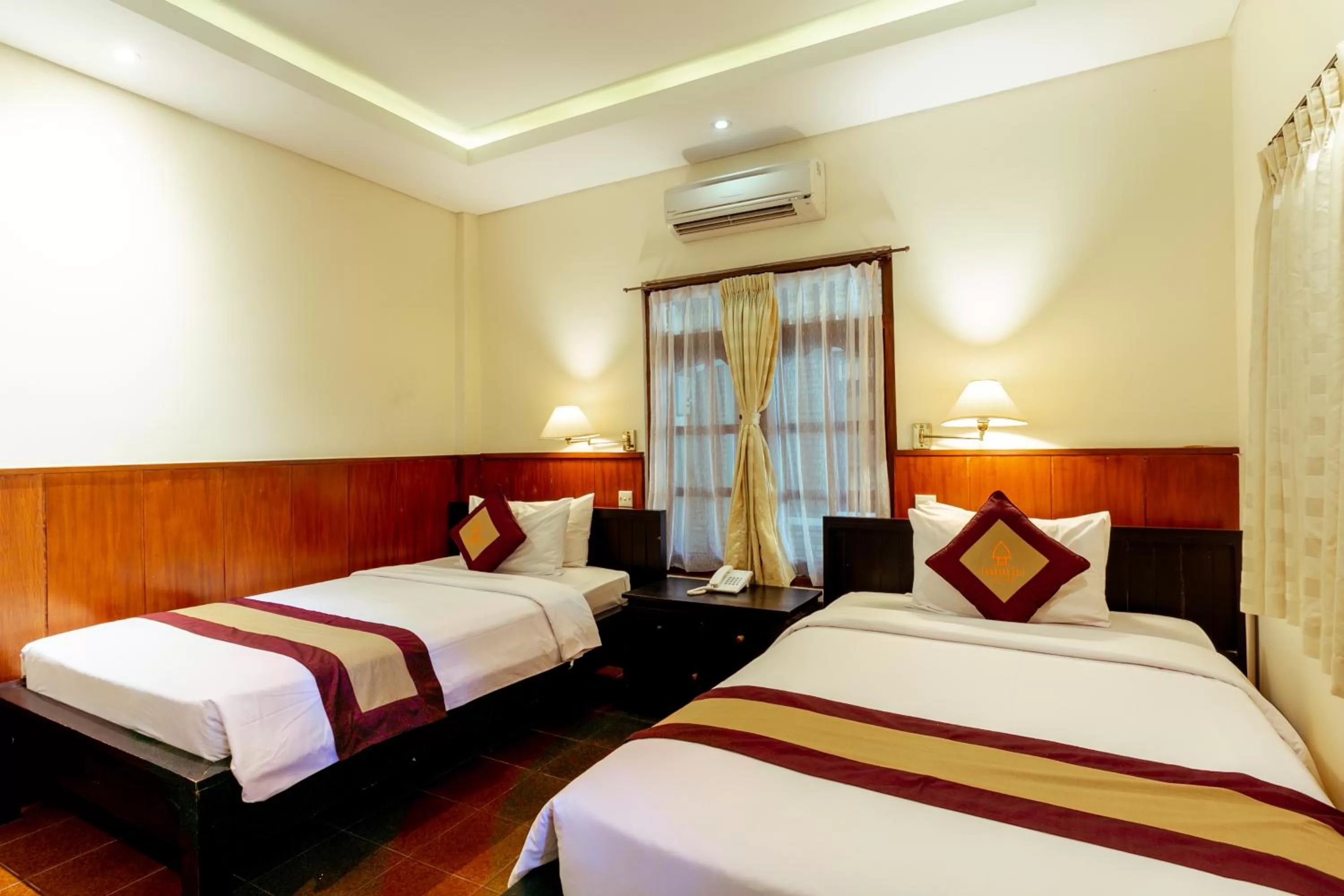 Bed in Lumbung Sari Ubud Hotel - CHSE Certified