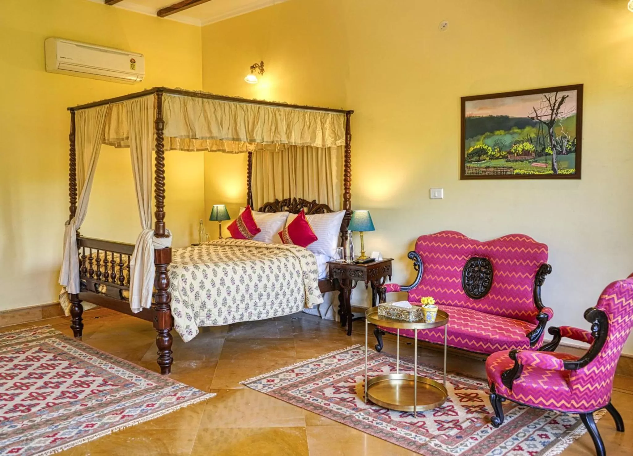 Bed in Tree of Life Resort Dehradun Foothills