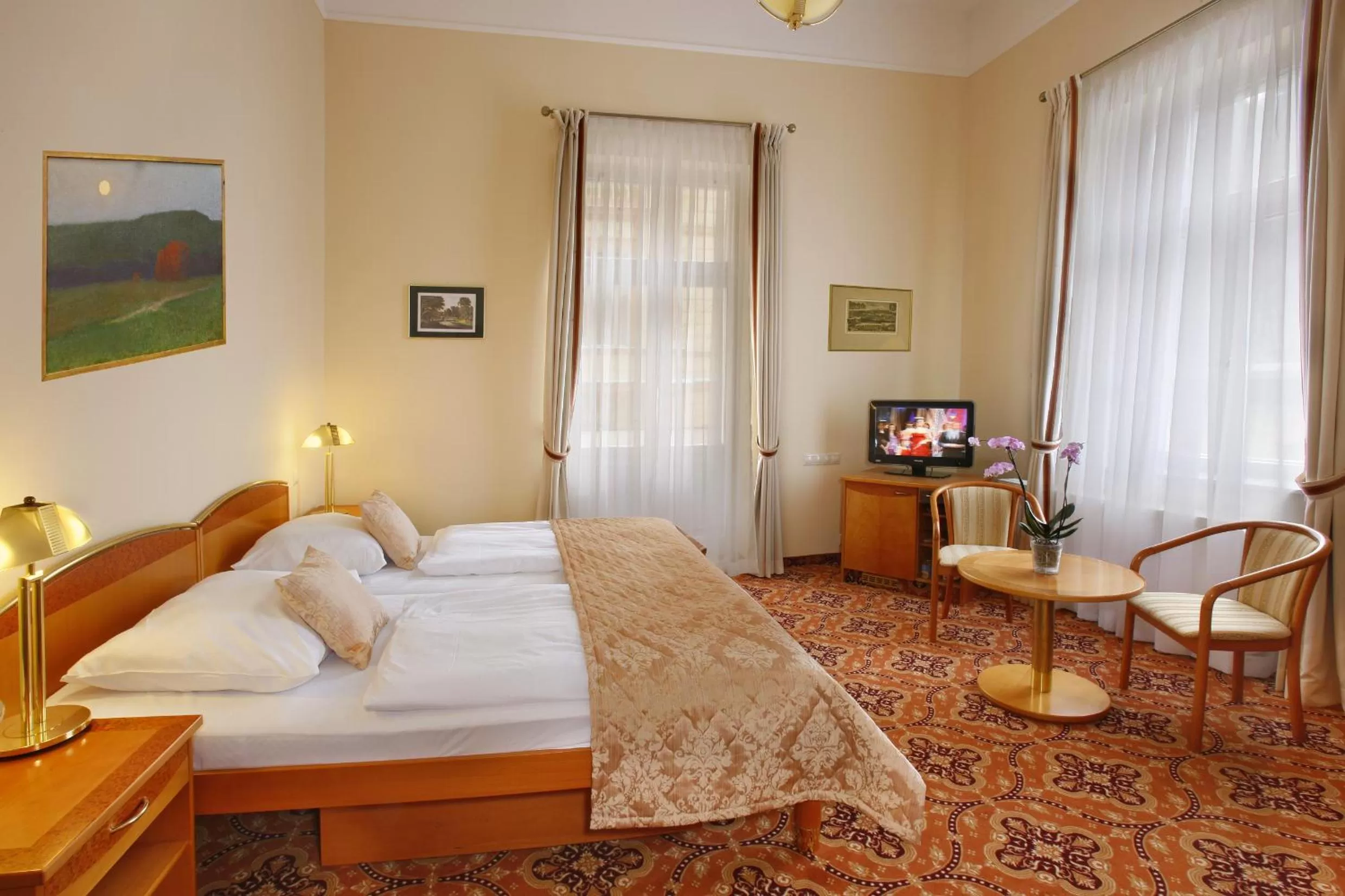 Seating area, Bed in Ensana Hvězda - Imperiál - Neapol