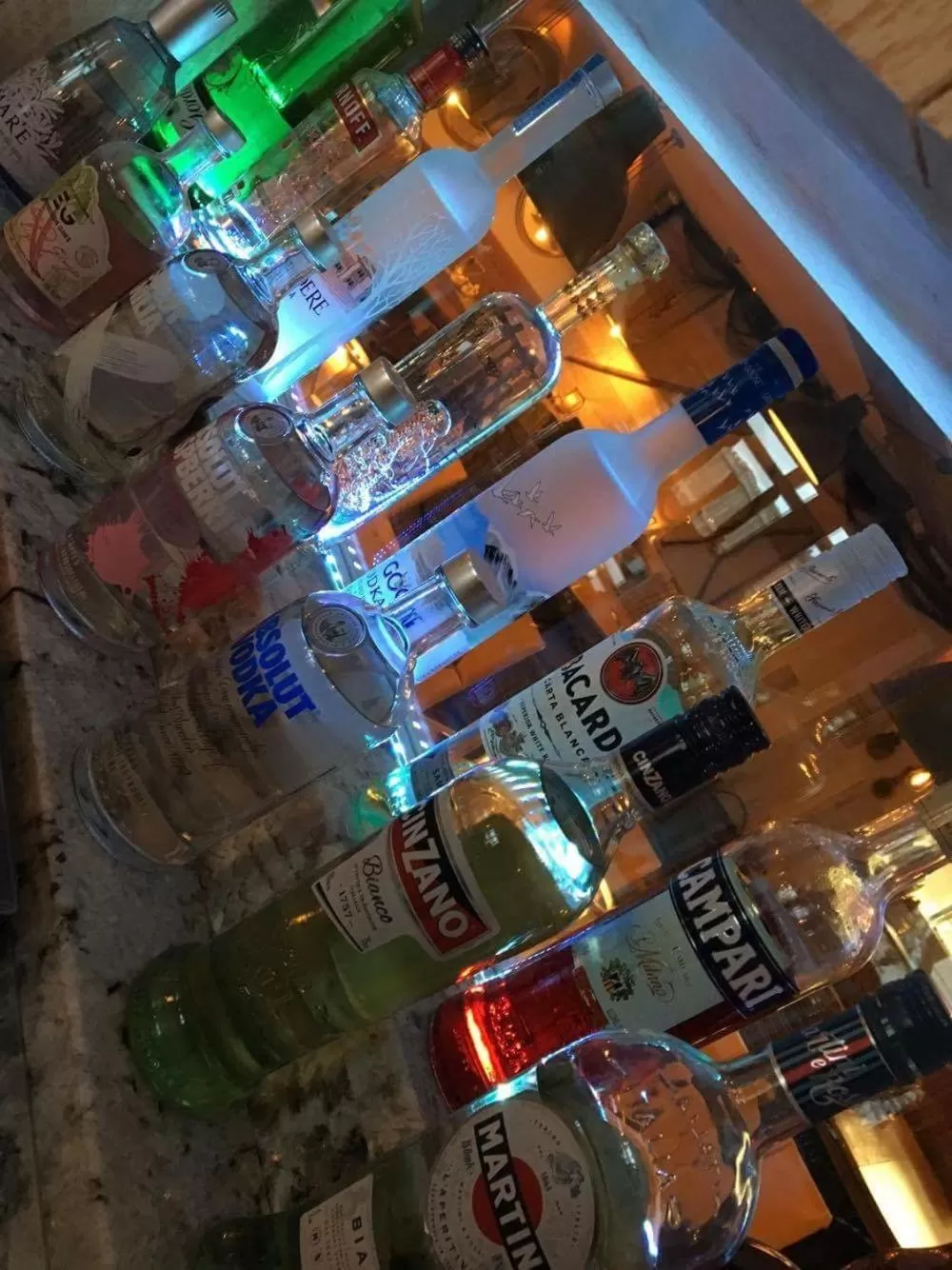 Alcoholic drinks in The Dunes Hotel