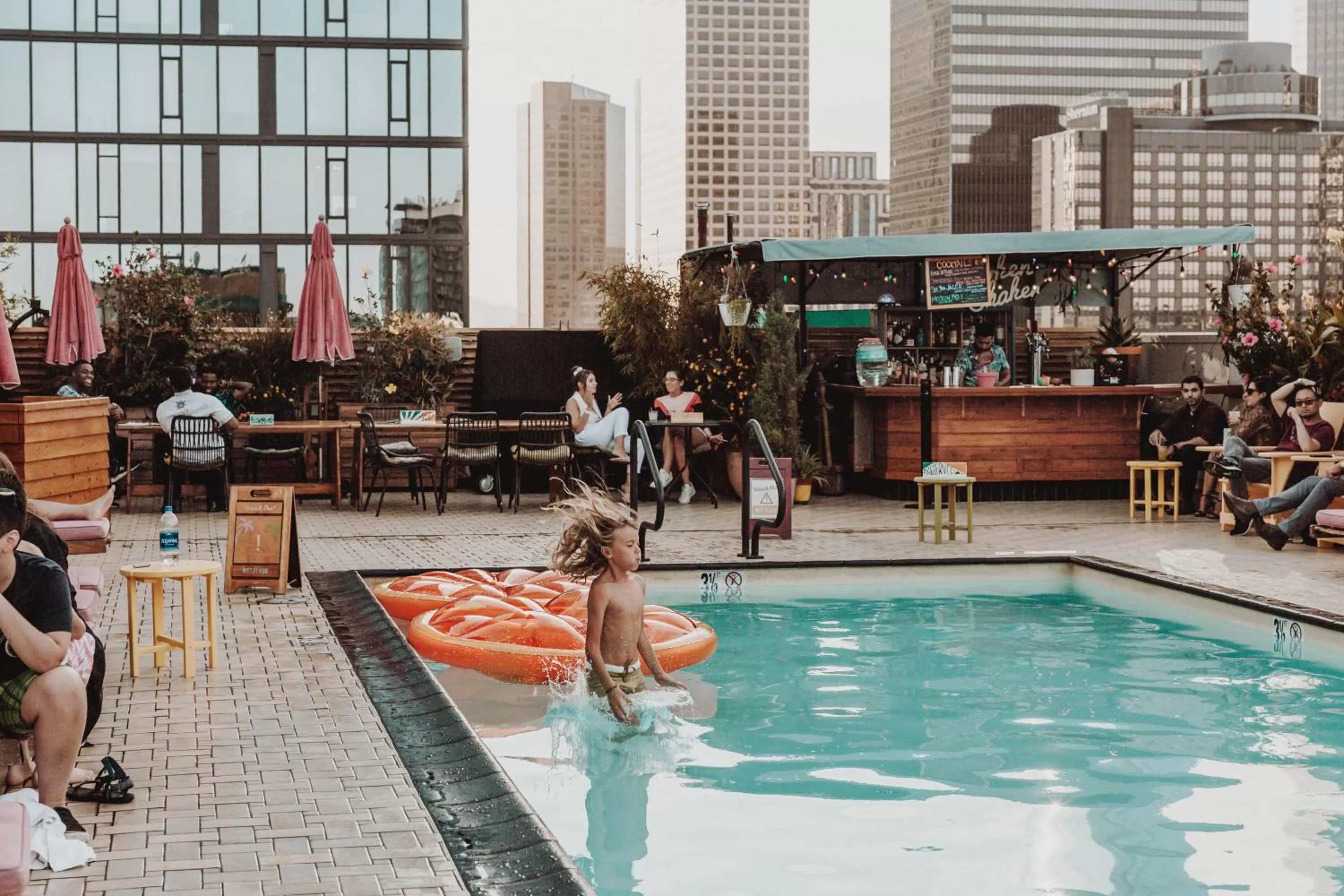 Guests in Freehand Los Angeles