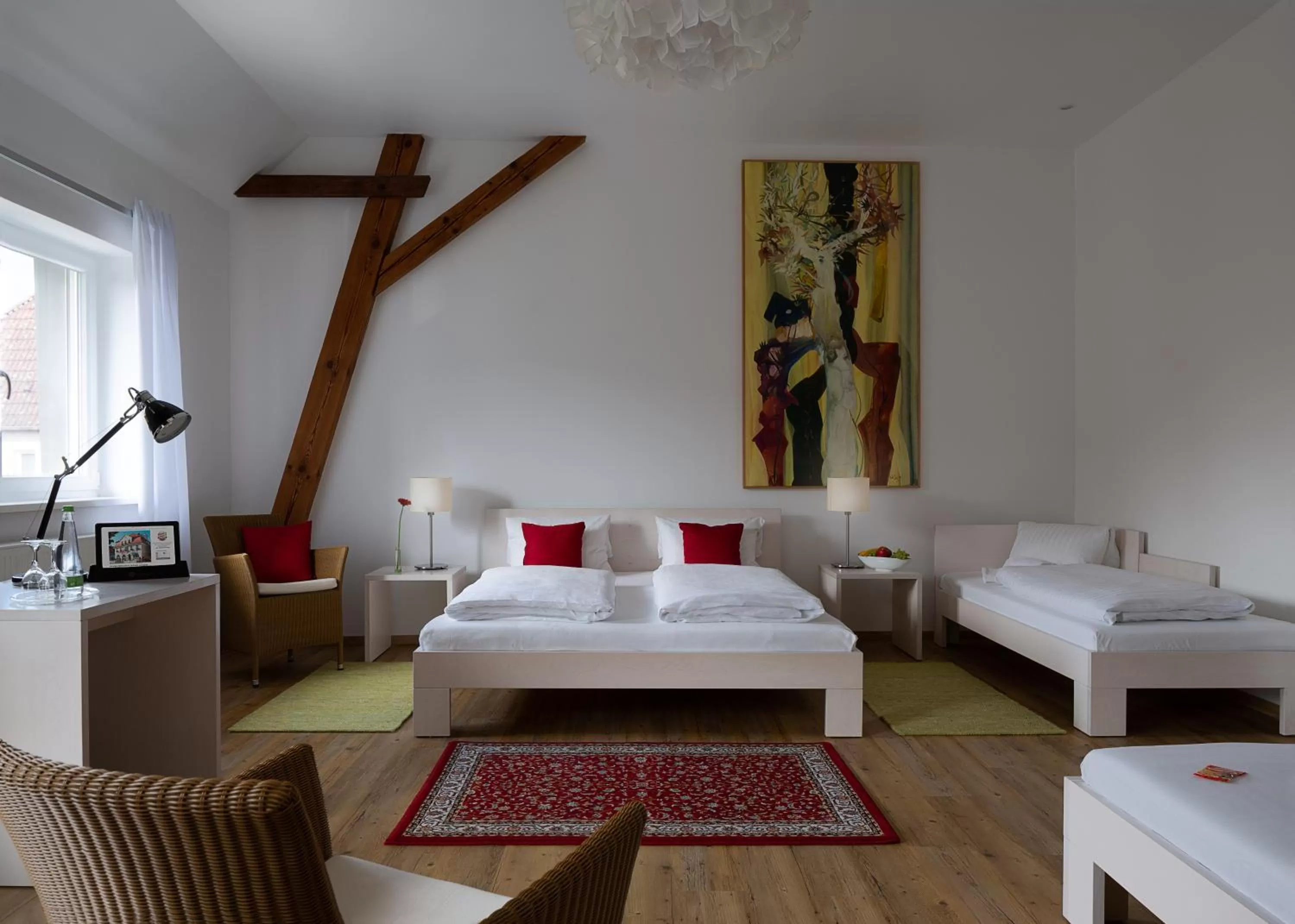 Photo of the whole room, Bed in Hotel Gasthof Zum Storch