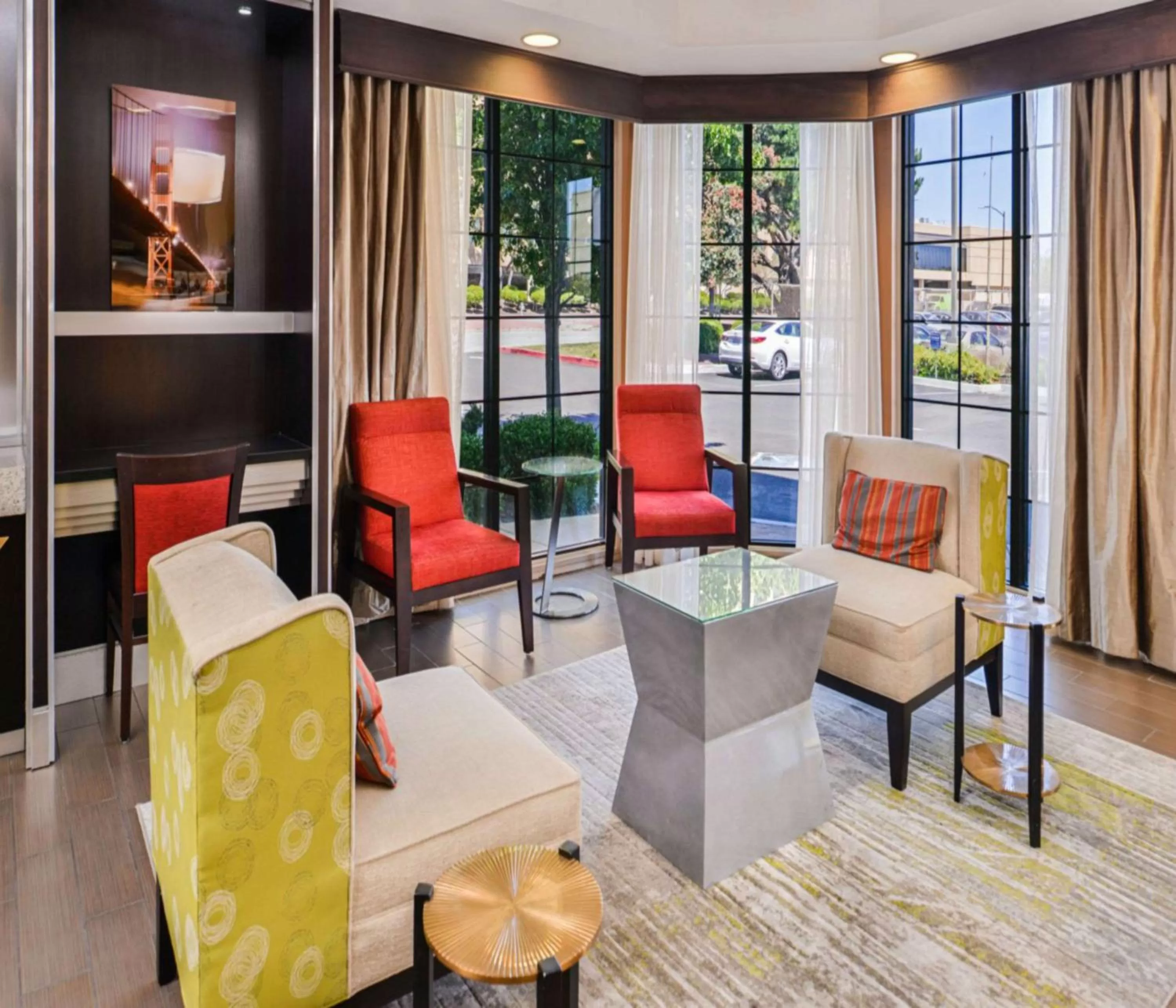 Lobby or reception in Hampton Inn & Suites San Francisco-Burlingame-Airport South