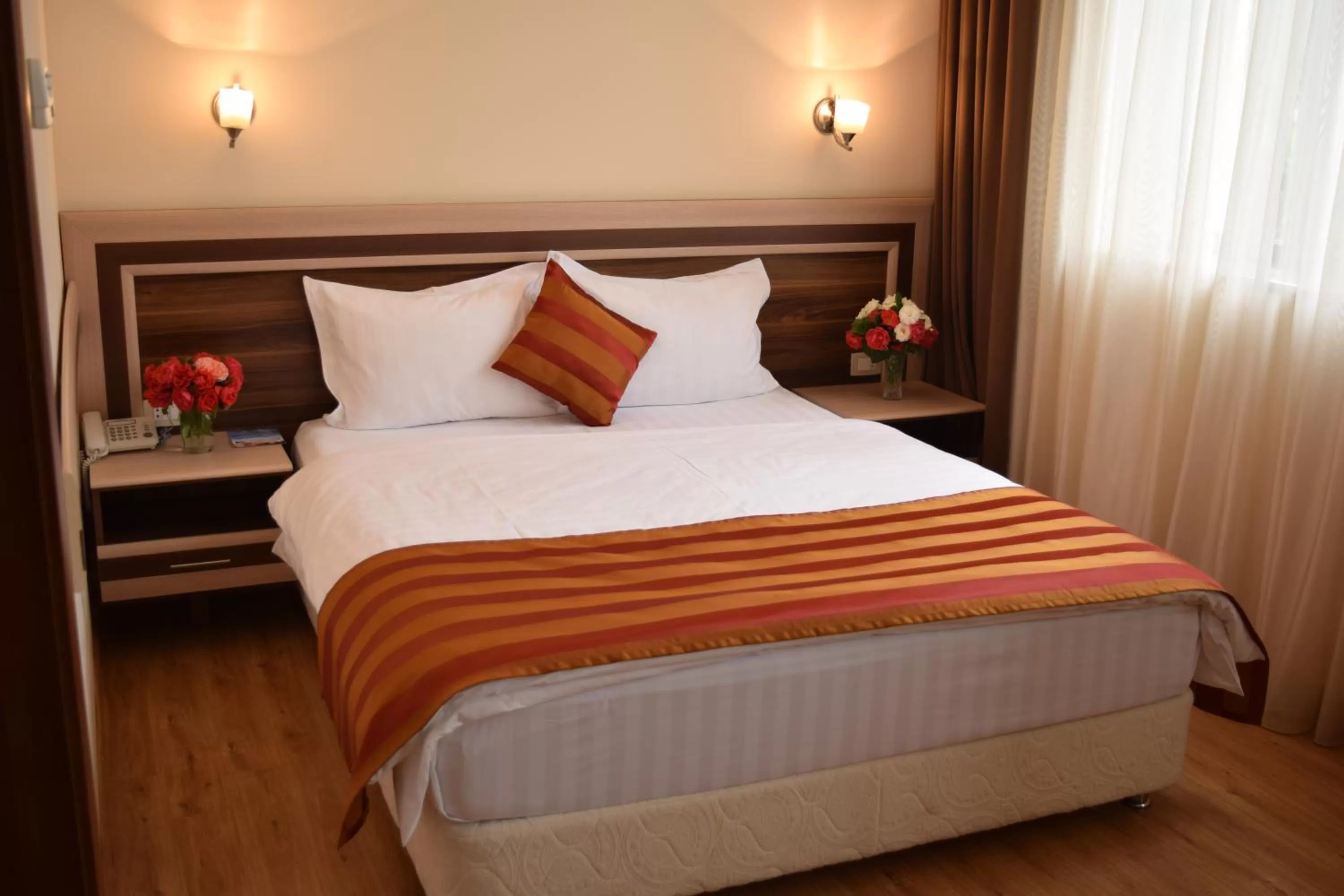 Bed in Artsakh Hotel