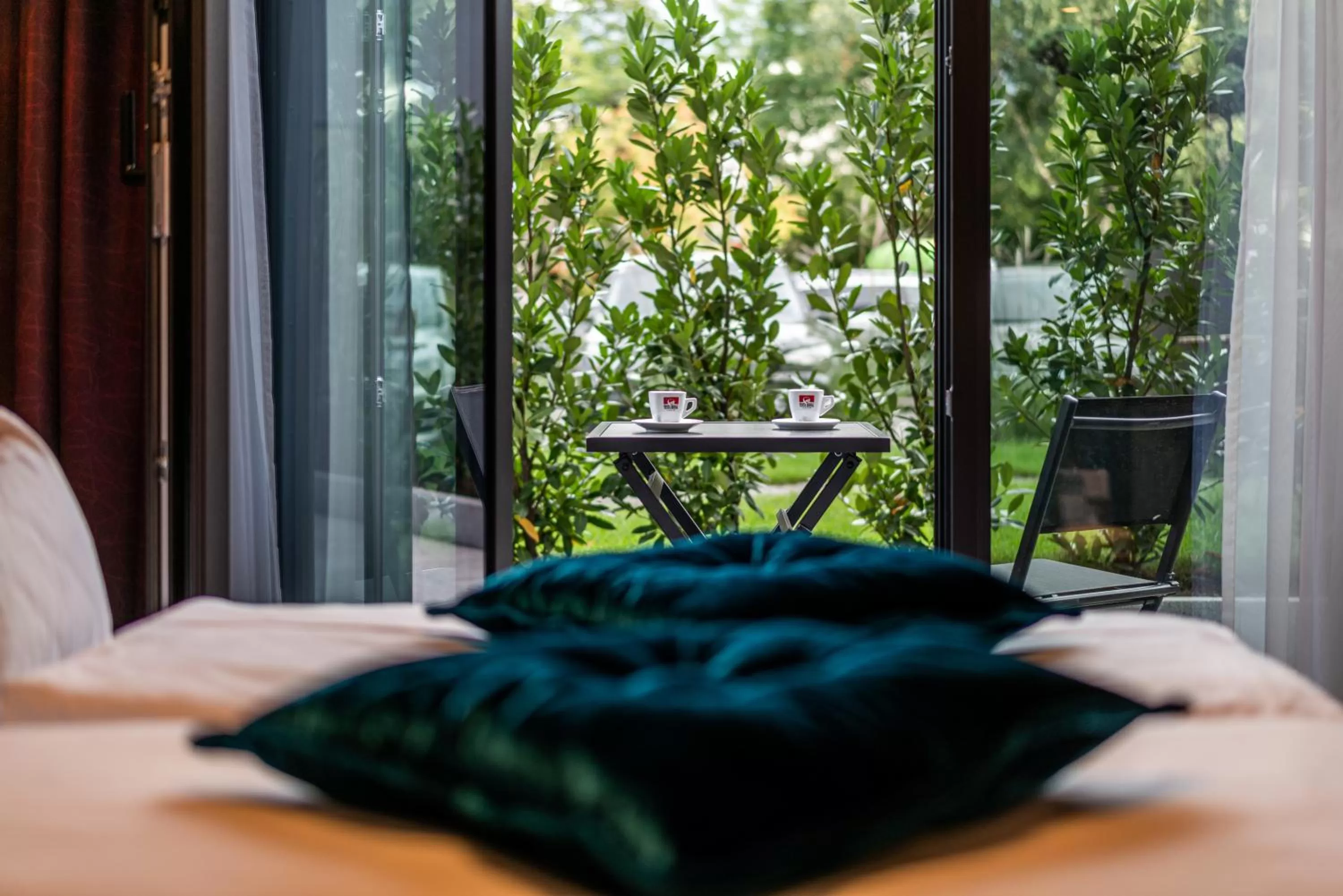 Bed in Rufi's Hotel Innsbruck