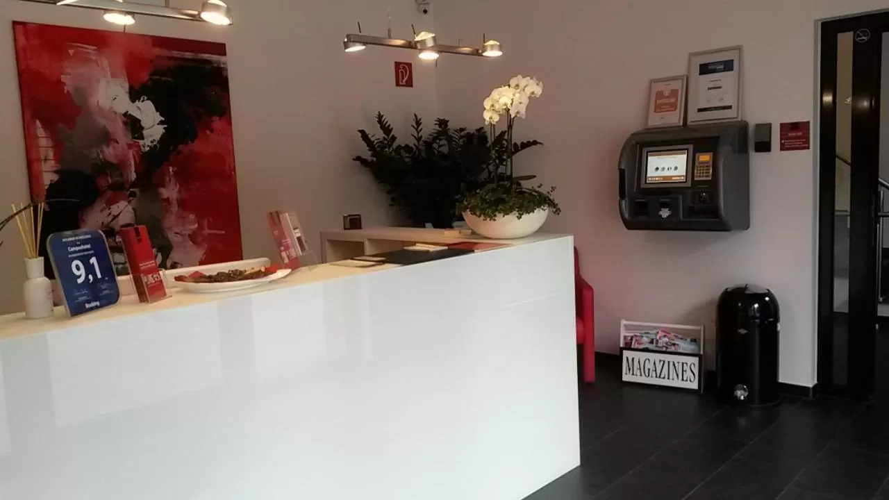 Lobby or reception in Campushotel