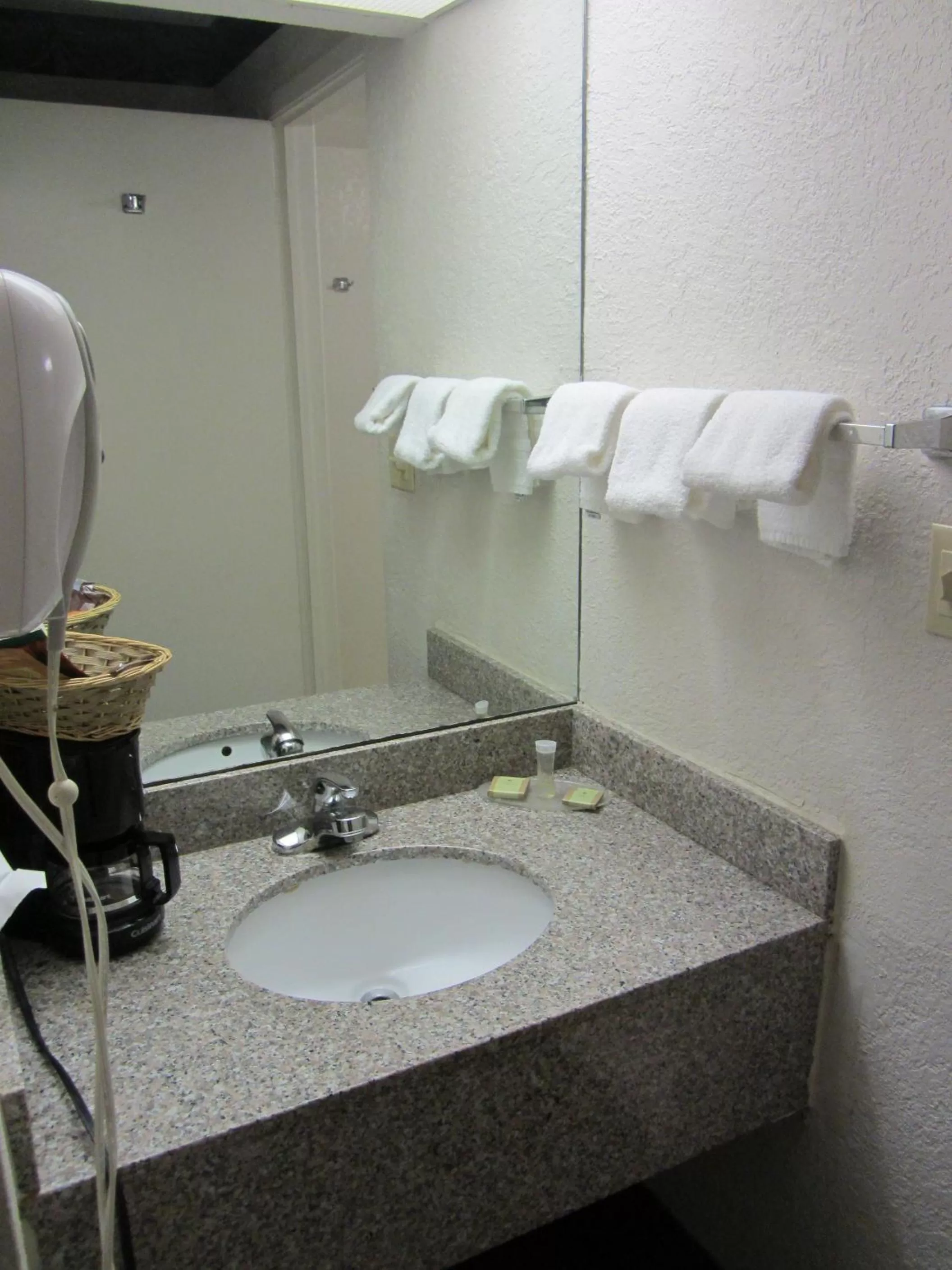 Bathroom in Super 8 by Wyndham Ft Stockton