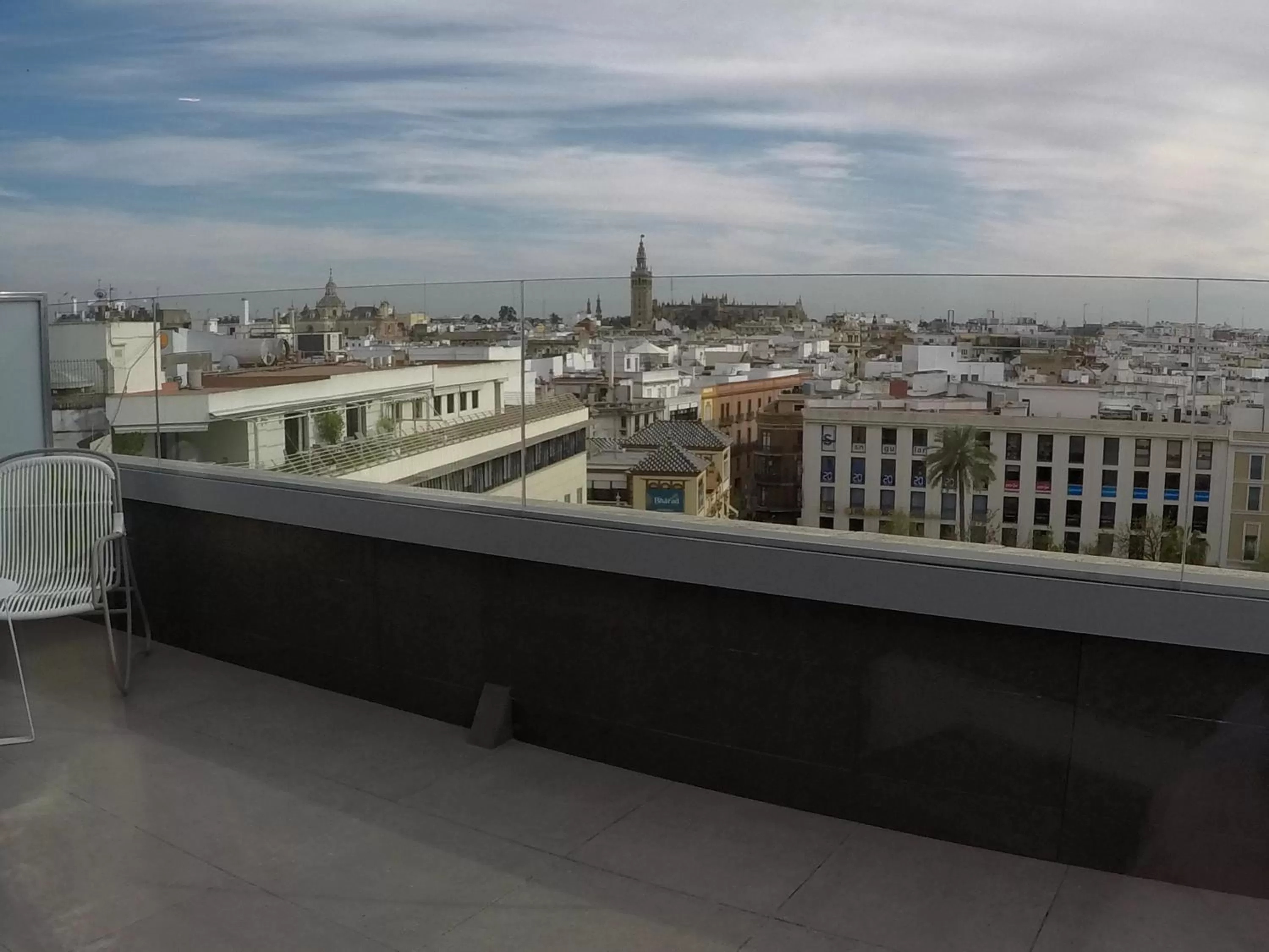 Balcony/Terrace in Hotel América Sevilla