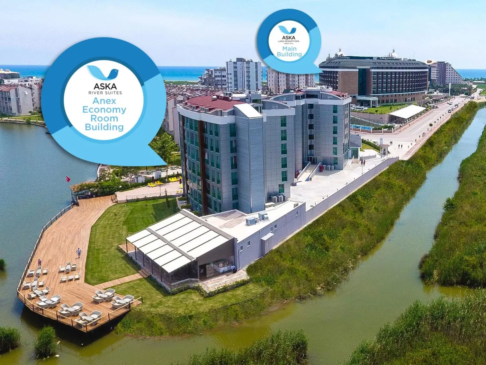 Bird's eye view in Aska Lara Resort & Spa Hotel