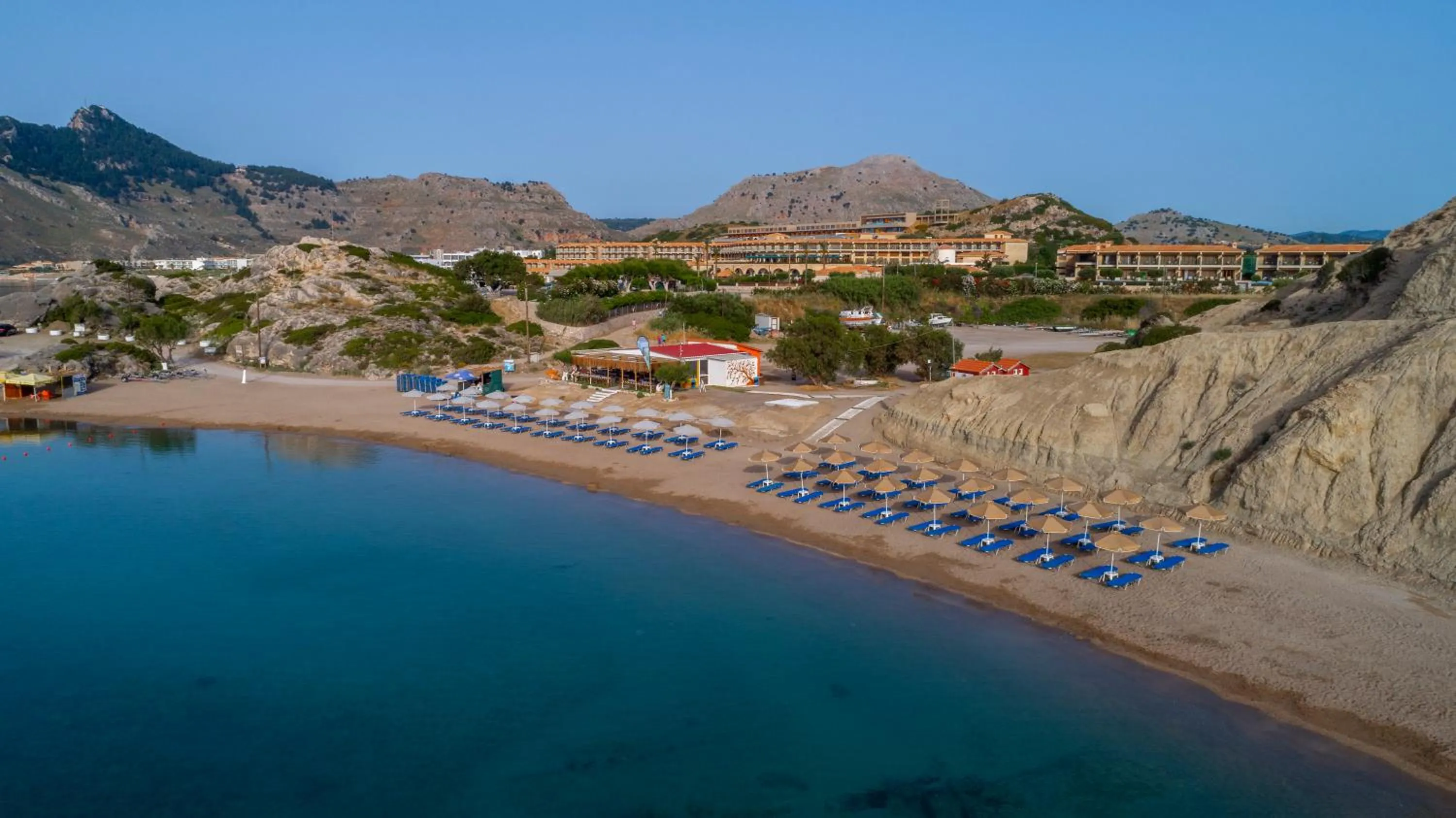 Beach in Leonardo Kolymbia Resort Rhodes