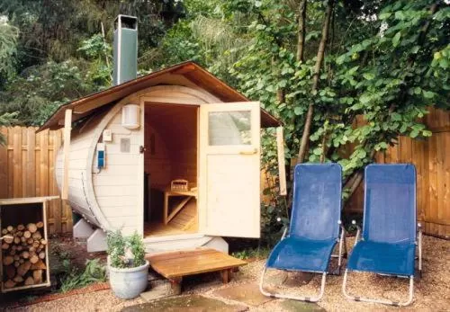 Sauna in Biohotel Spöktal