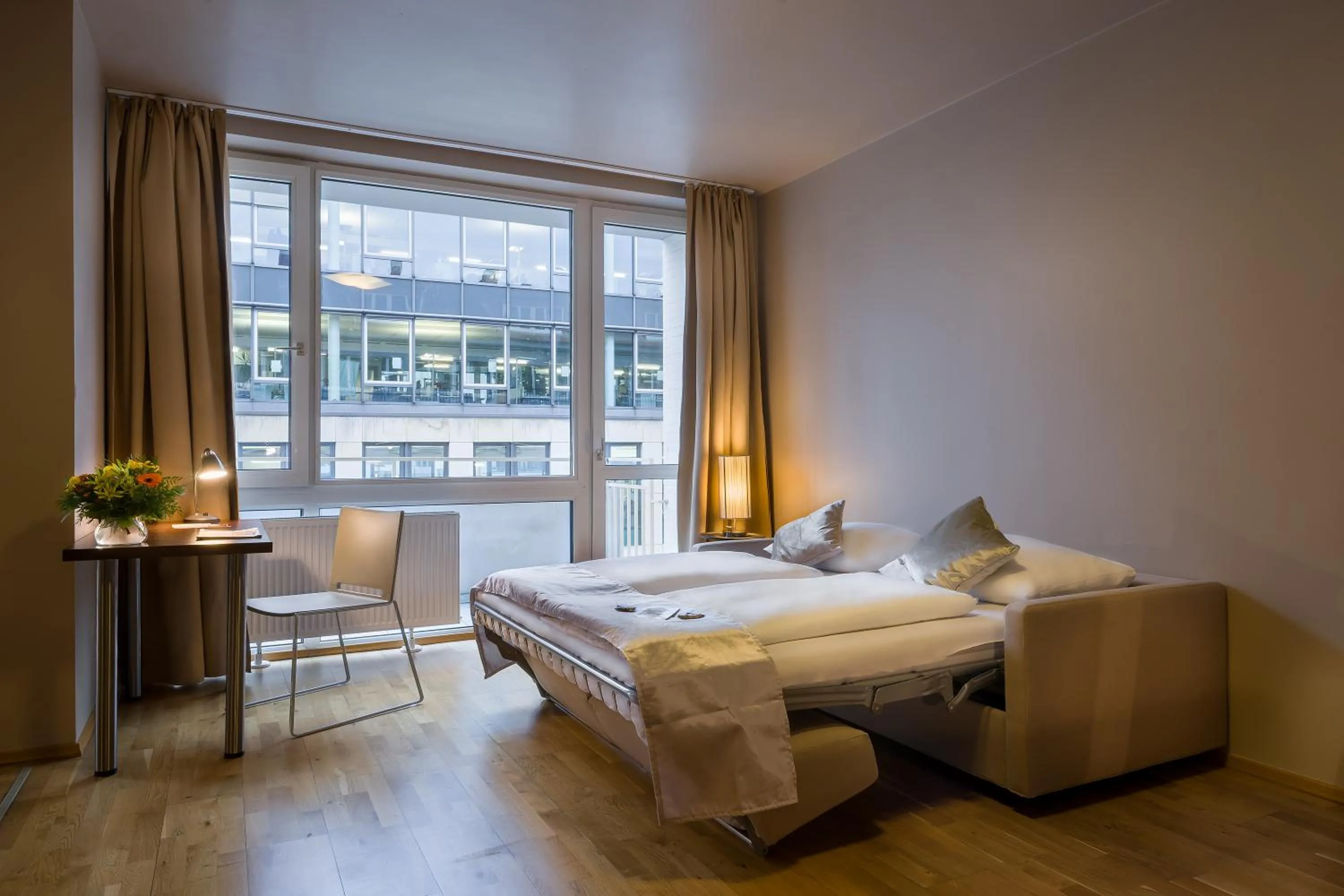 Photo of the whole room, Bed in Scope Hotel City Stay Frankfurt