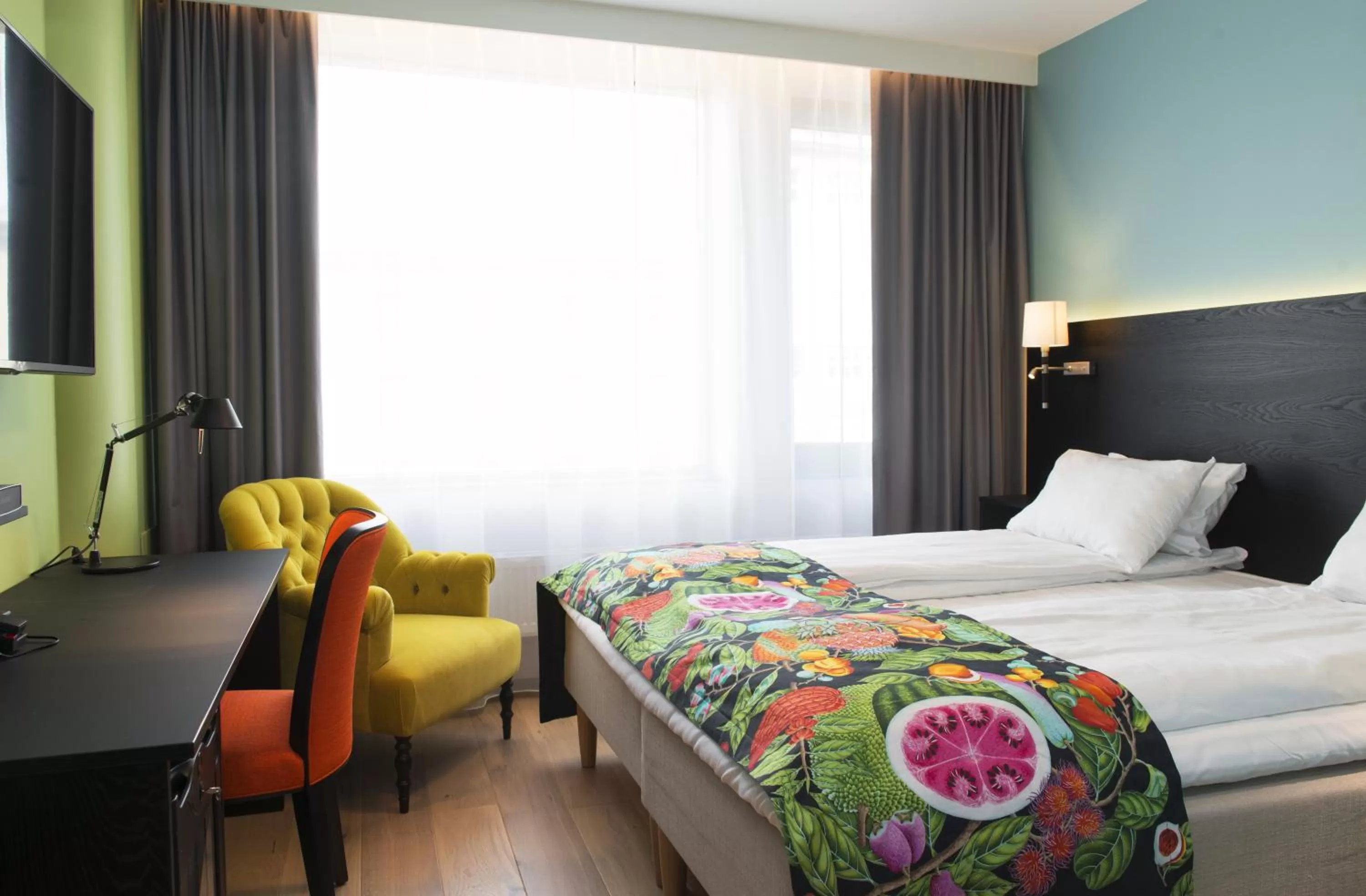 Decorative detail, Bed in Thon Hotel Vika Atrium