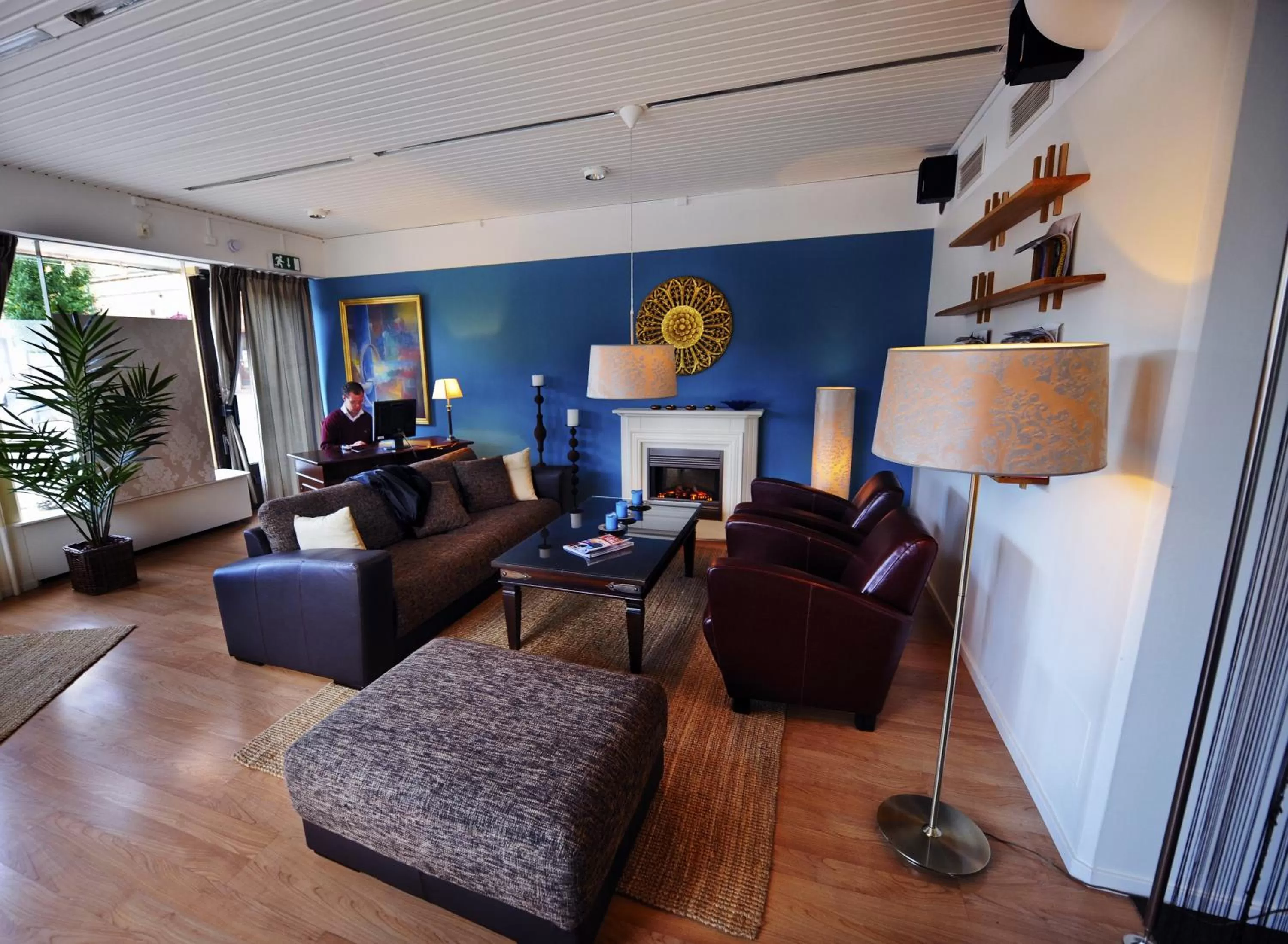 Library in Hotell Högland