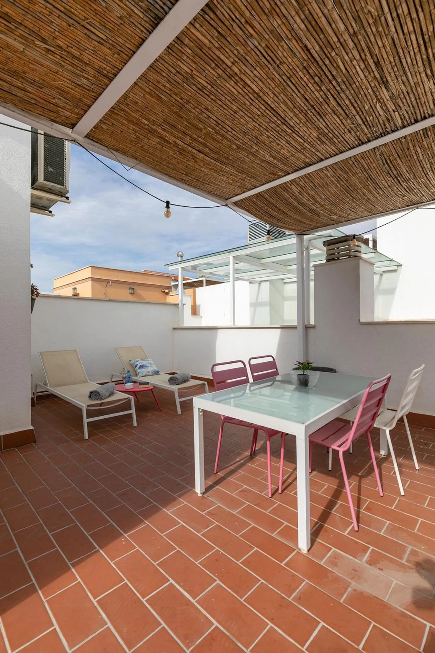 Patio in Holiday Rentals Tempa Museo