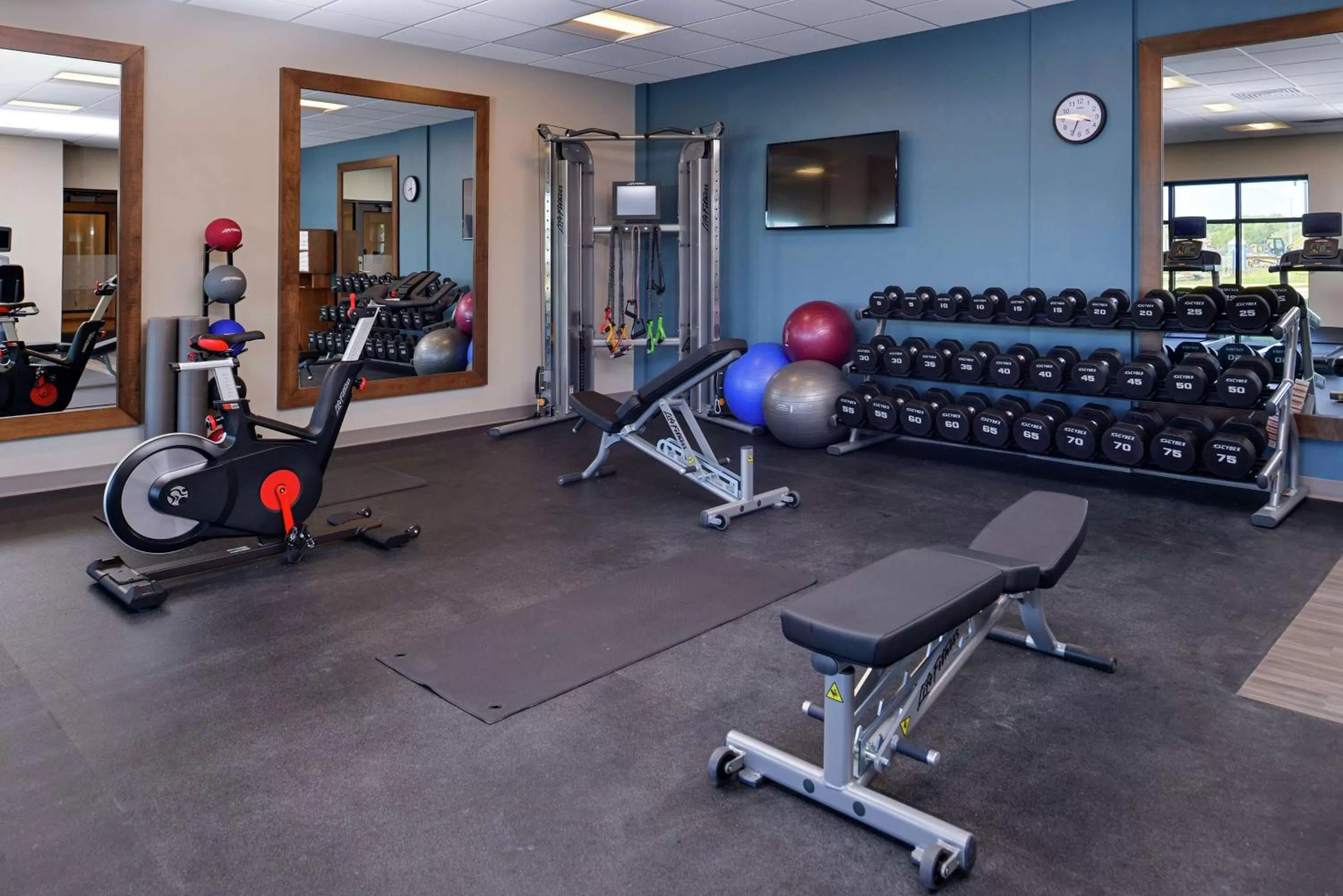 Fitness centre/facilities in Hampton Inn Cedar Falls Downtown, Ia