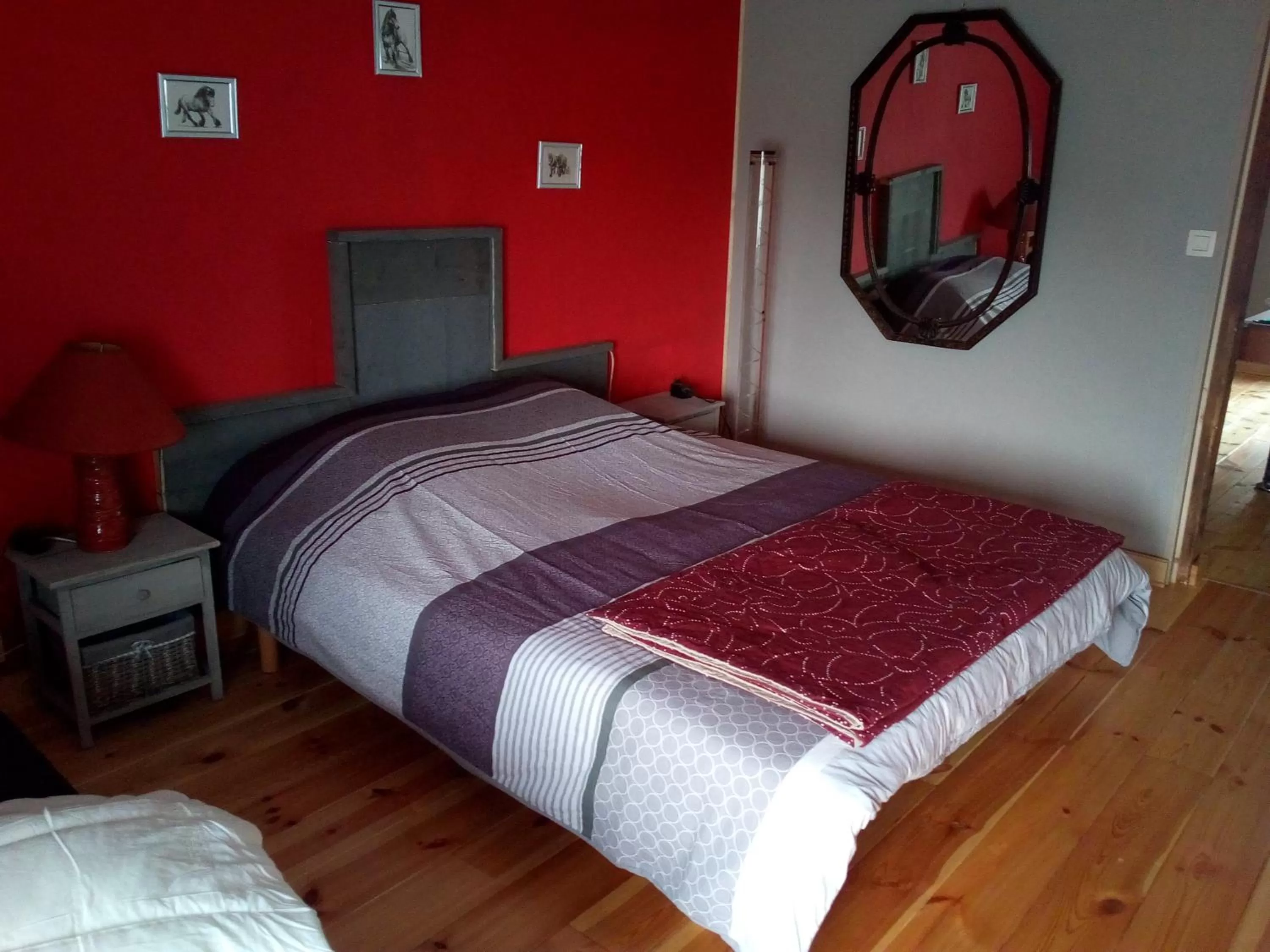 Bed in Le Relais du Moulin