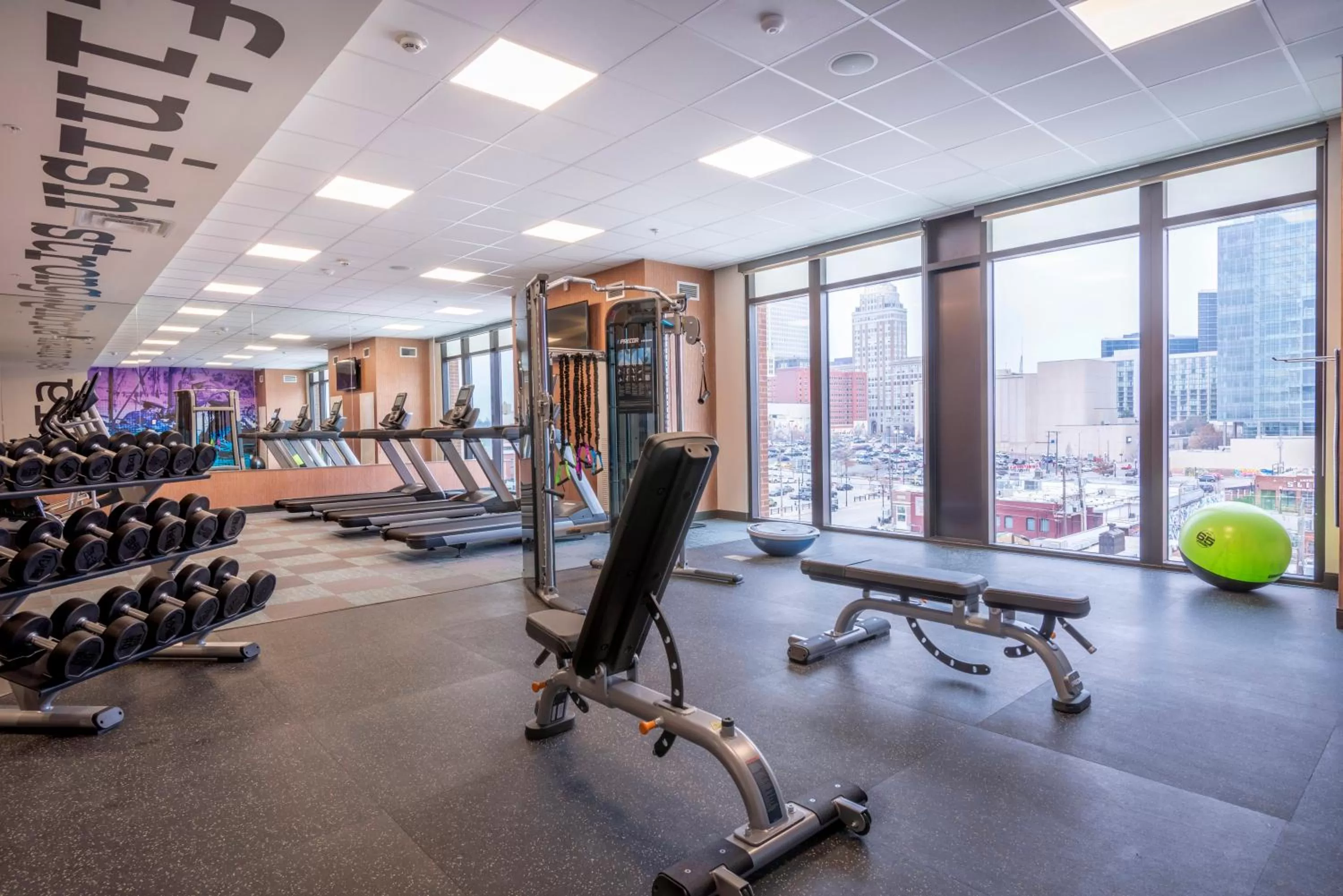 Fitness centre/facilities in Hotel Indigo Tulsa DWTN/Entertainment Area