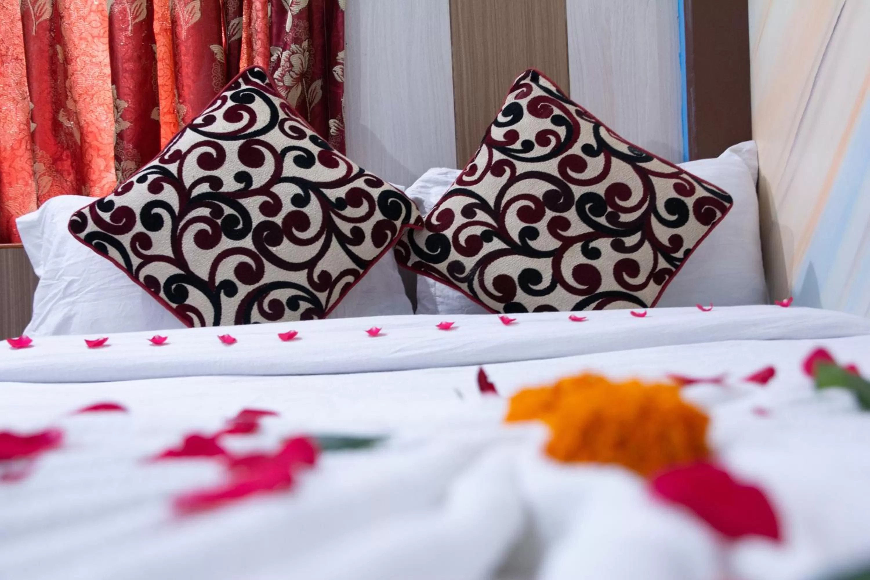 Bed in Hotel Middle Point Pvt Ltd