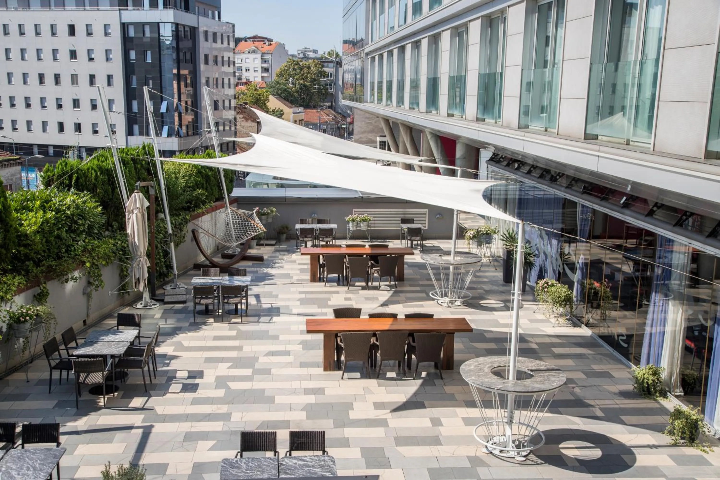 Balcony/Terrace in Nobel Zira Hotel