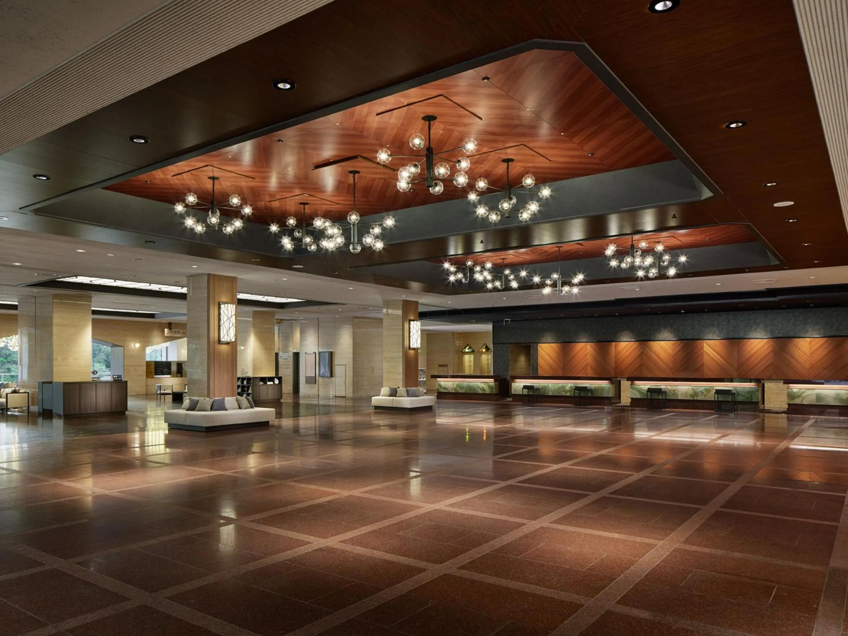 Lobby or reception in Jozankei View Hotel