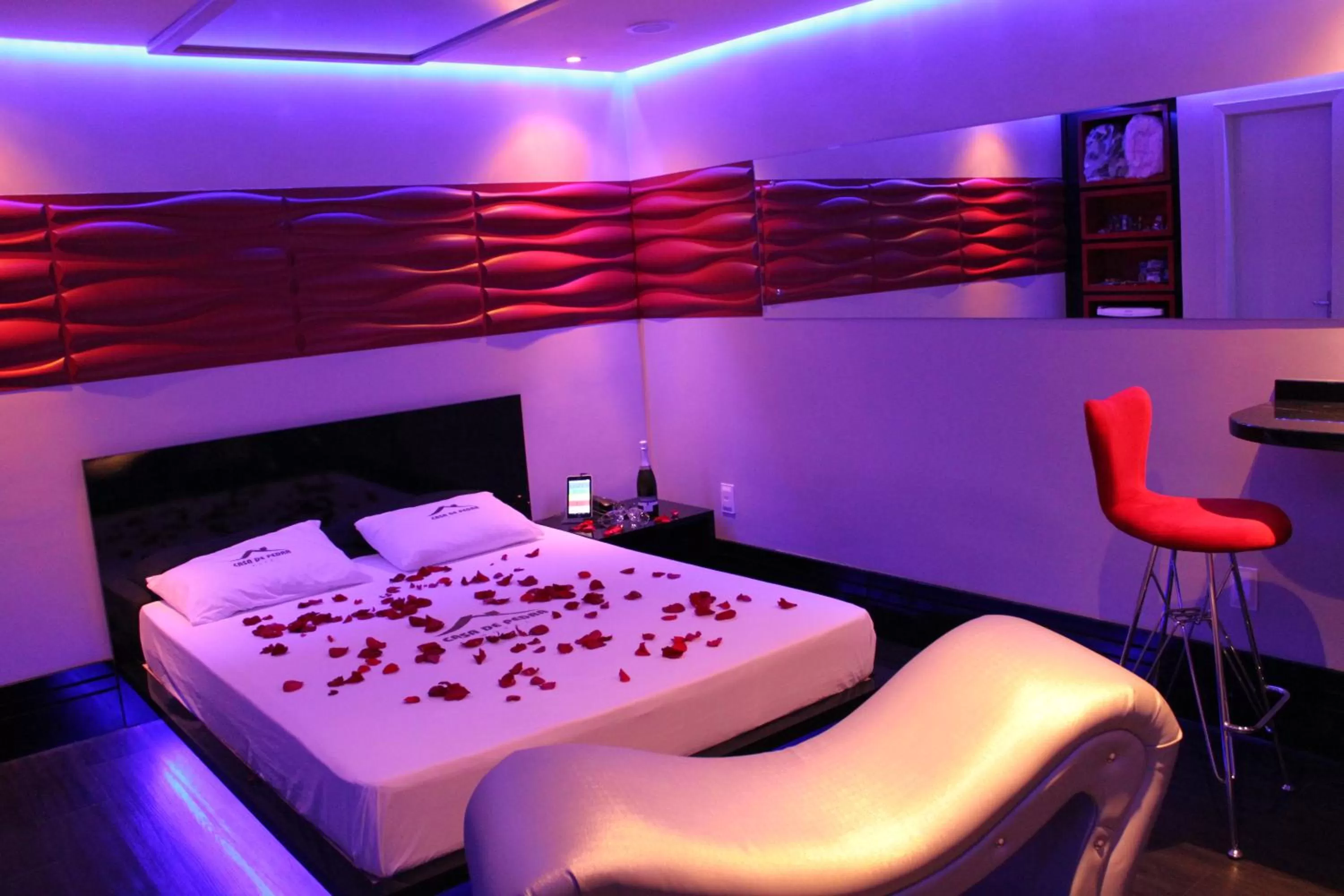 Bedroom, Bed in Motel Casa de Pedra