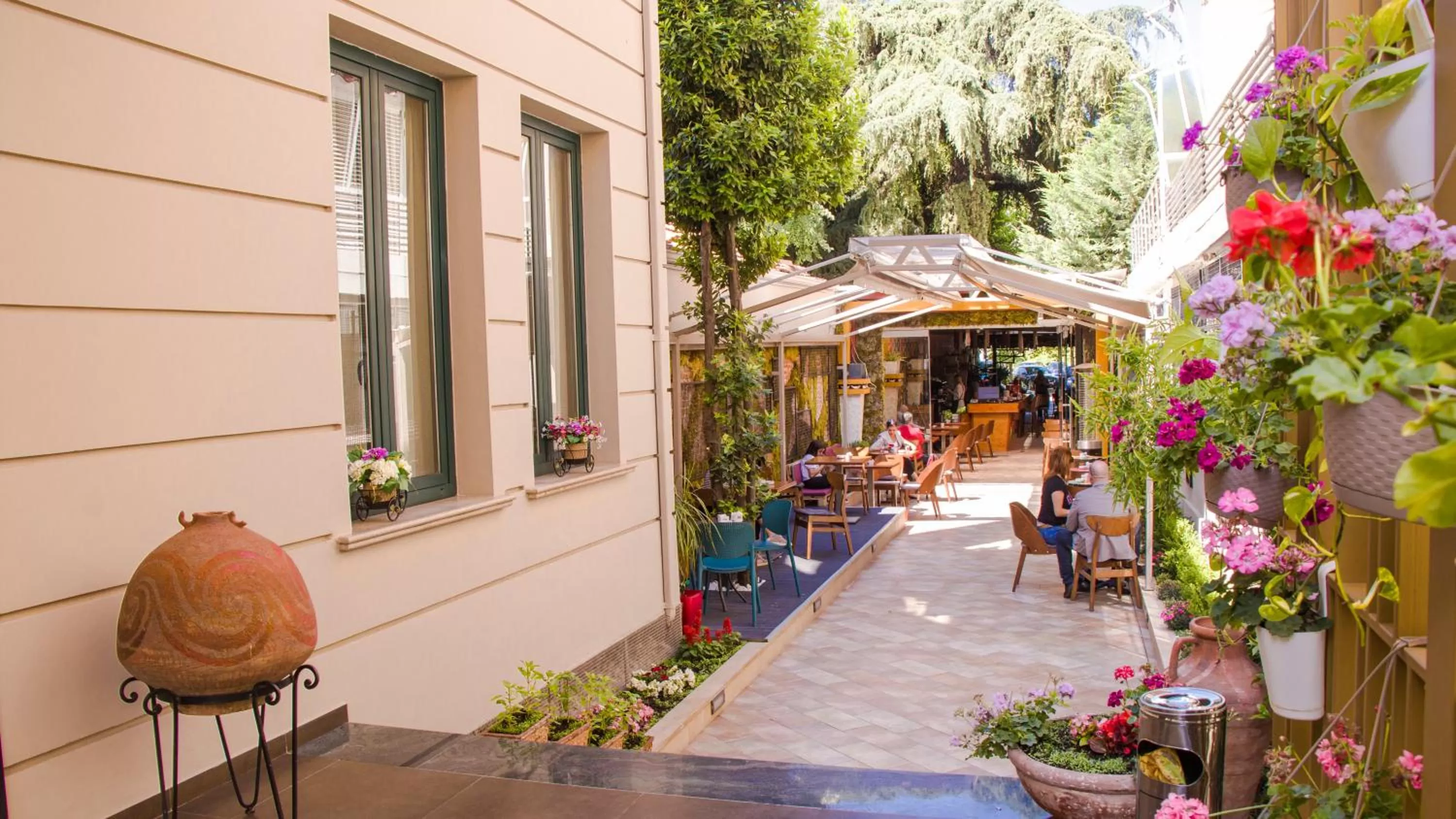 Facade/entrance in Hotel Domus